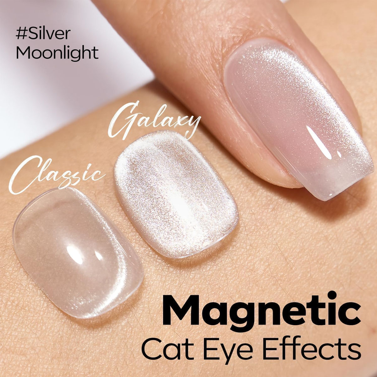 Mpow 1/2pcs 10ml Pink Cat Eye  - Nail Art Pink Cat Eye avis et prix