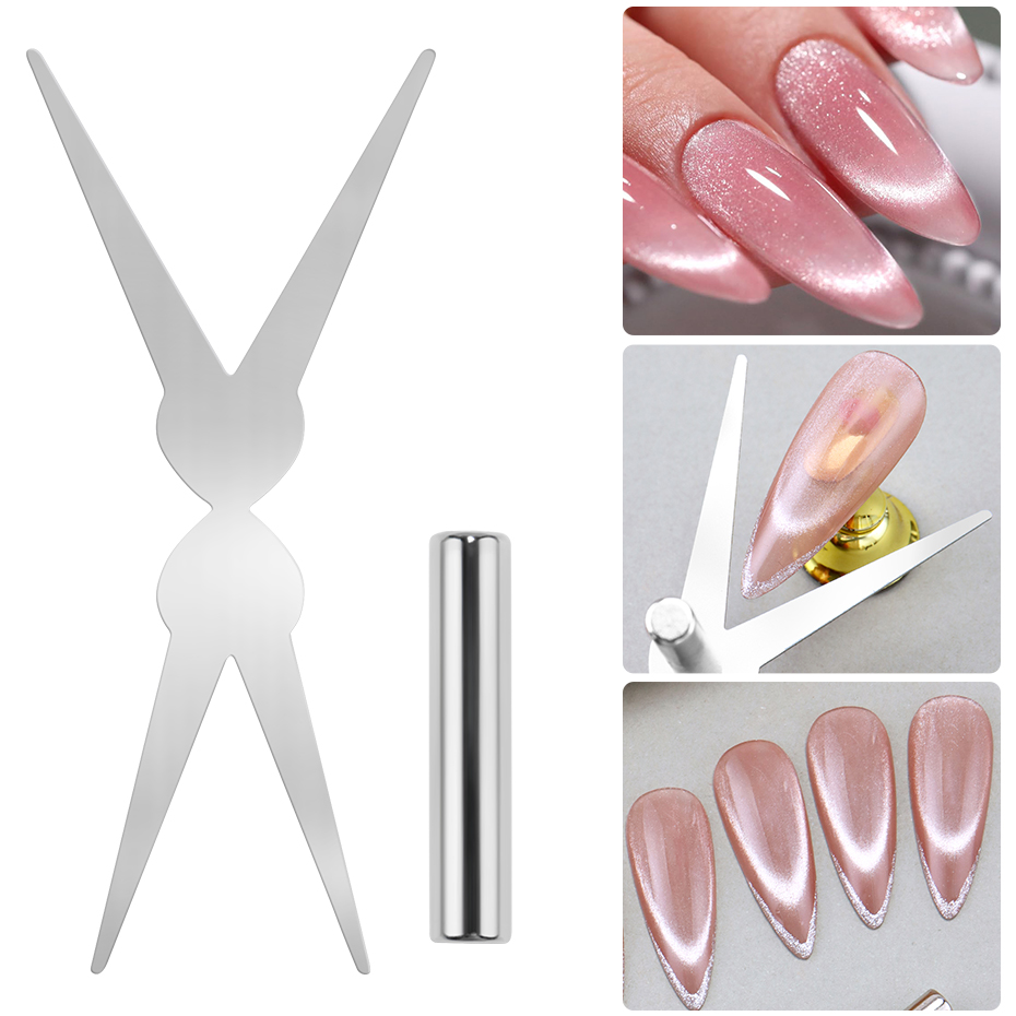 2pcs Cat Eye Magnet Set Double - Nail Art Full Cat Eye avis et prix