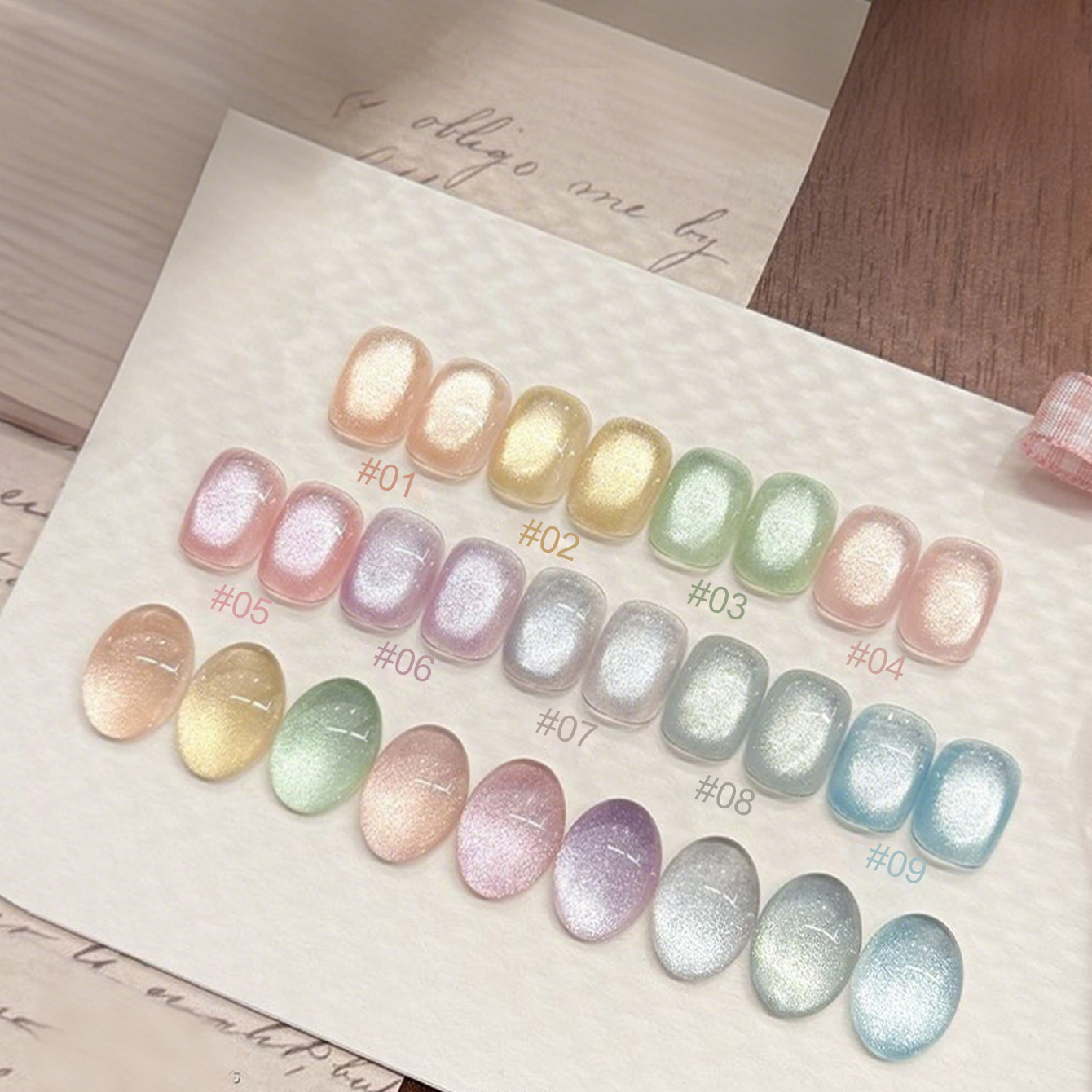 MIANEL 1-20pcs Top Selling 202 - Nail Art Pink Cat Eye avis et prix