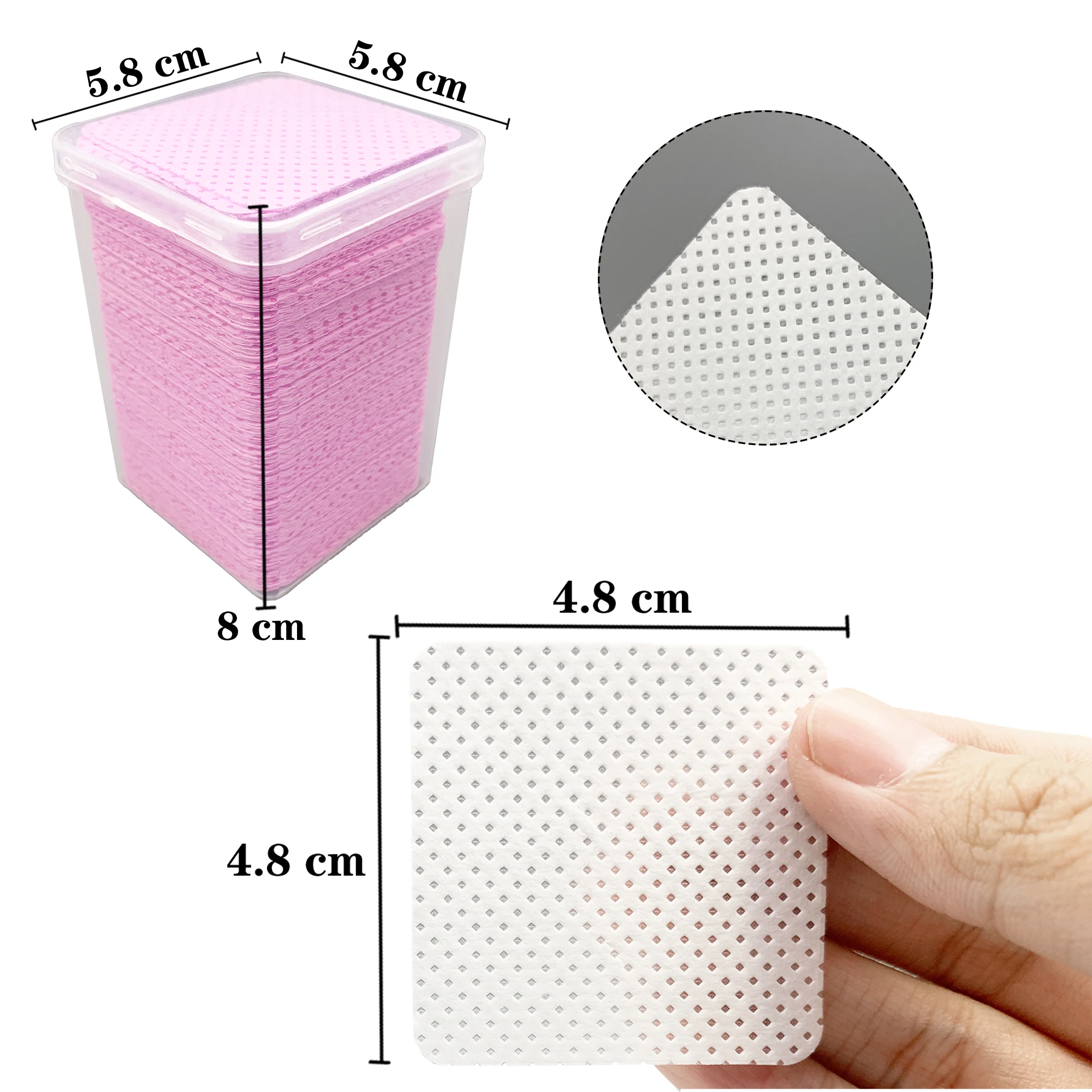 200Pcs/Box Lint Free Nail Wipe - Nail Art Extension avis et prix