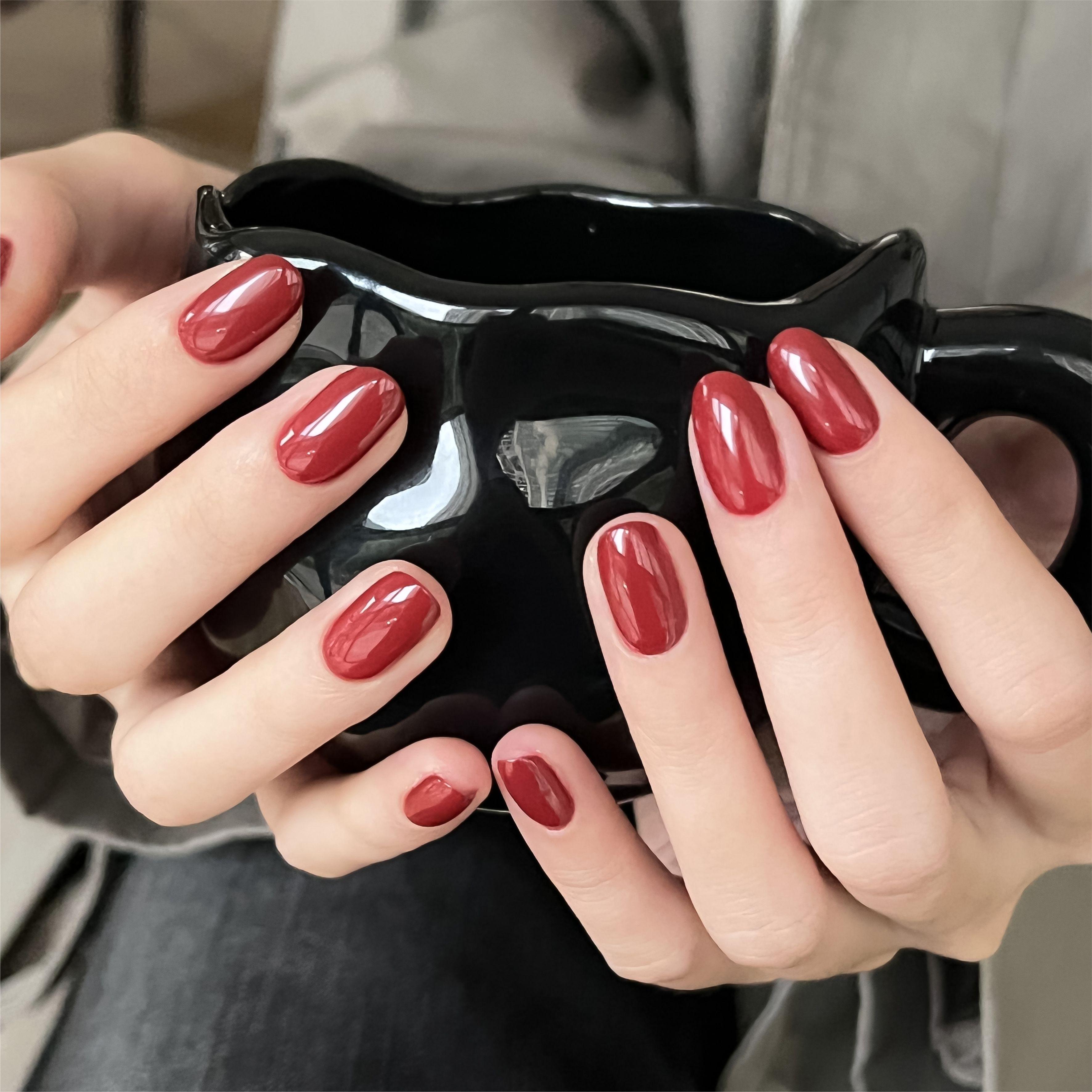 YOLLY 9 Colors Red Series Nail - Nail Art Red avis et prix