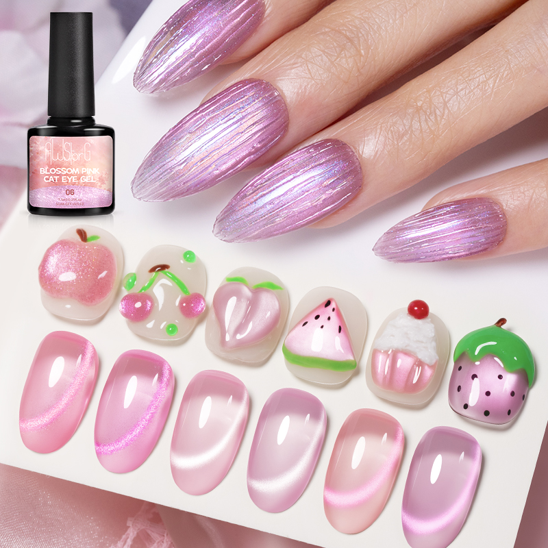AWStorG 7.5ML Flash Pure Lust  - Nail Art Pink Cat Eye avis et prix