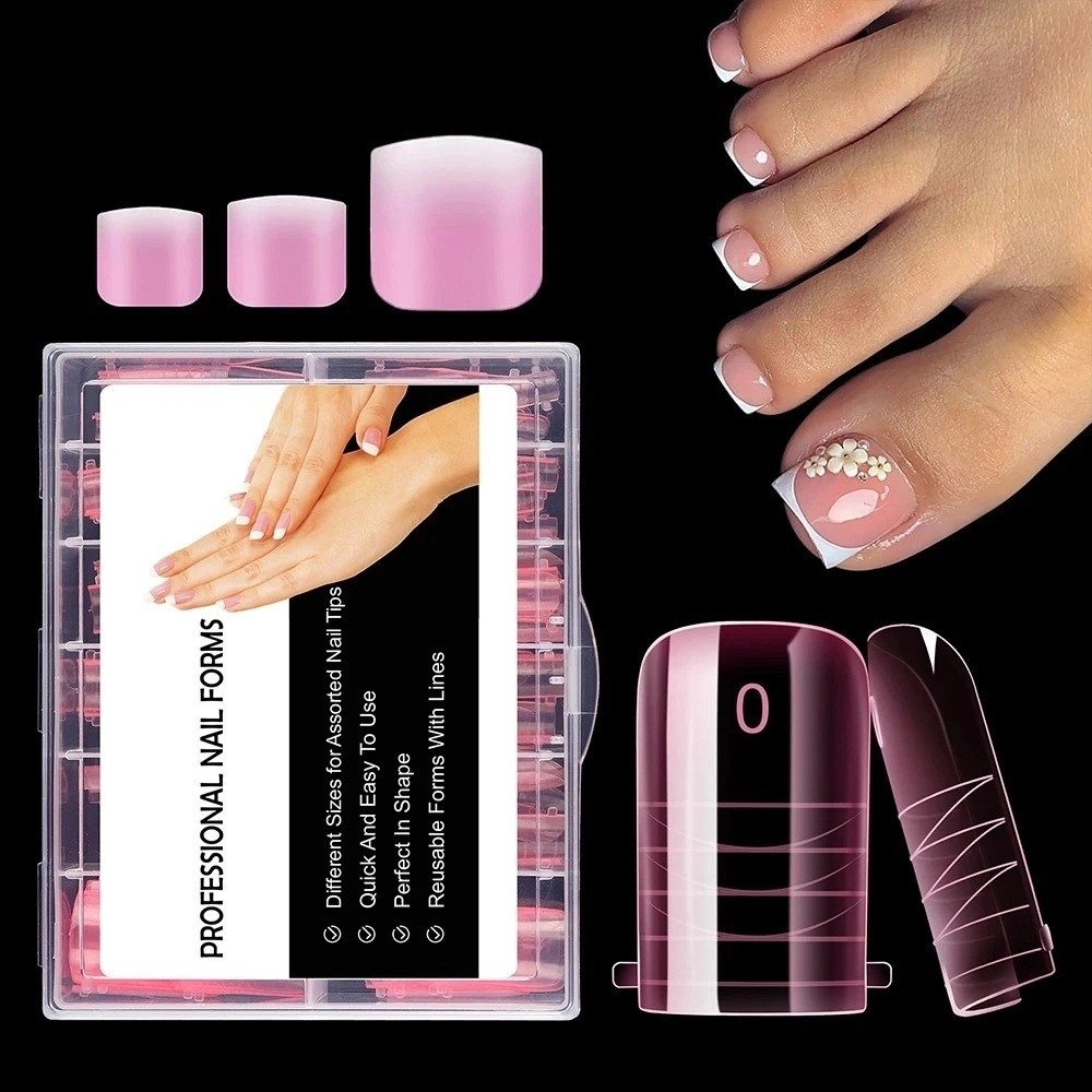 120pcs New Dual Forms Toe Nail - Nail Art Extension avis et prix