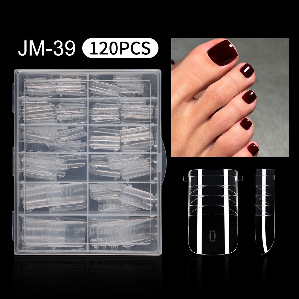 120pcs New Dual Forms Toe Nail - Nail Art Extension avis et prix