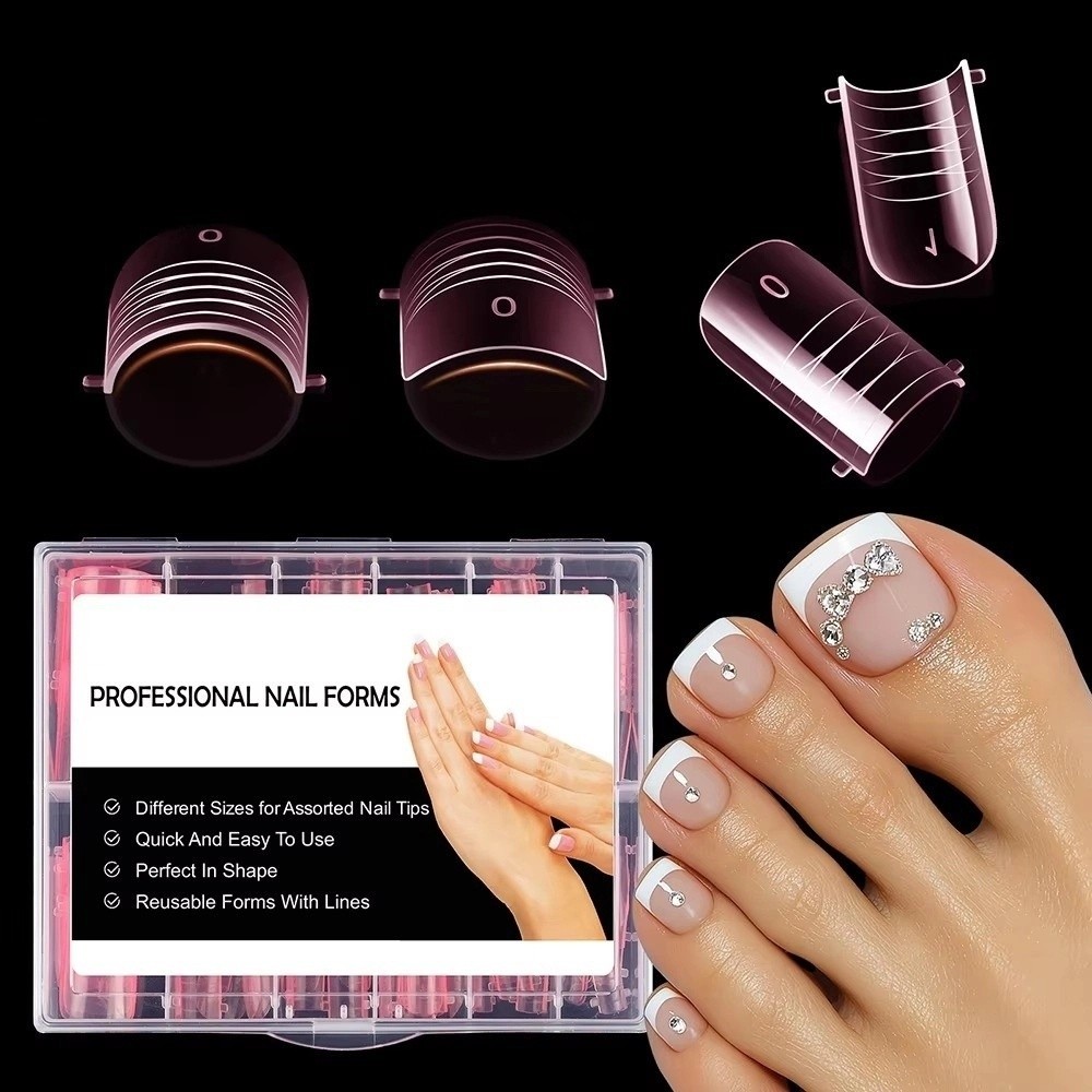 120pcs New Dual Forms Toe Nail - Nail Art Extension avis et prix