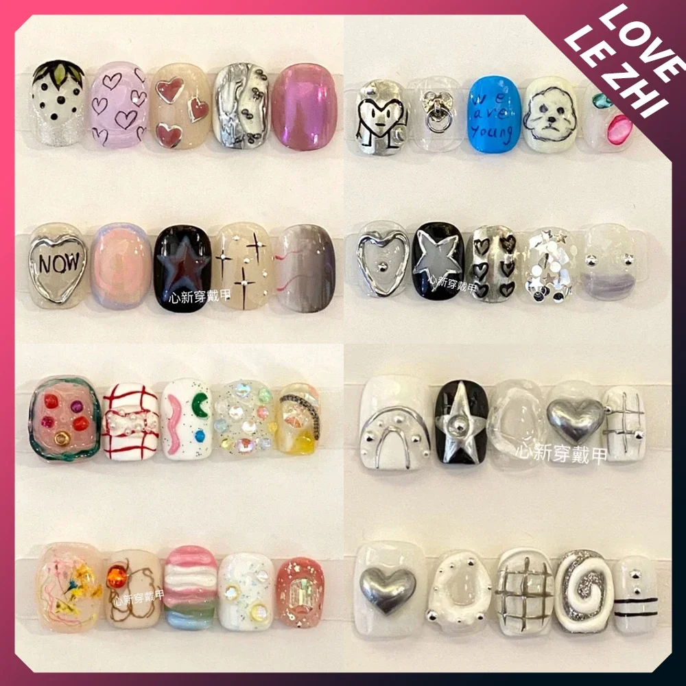 10Pcs Diy Creativity Funny Mas - Nail Art Love avis et prix