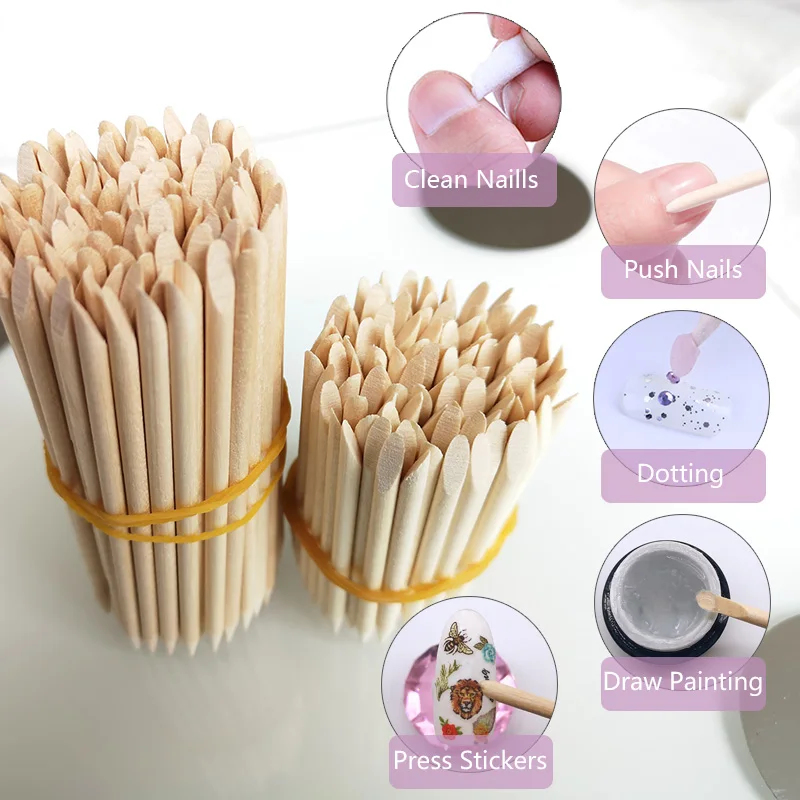 Nail Cuticle Pusher Orange Woo - Nail Art Orange avis et prix