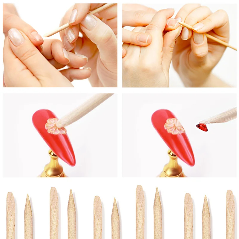 Nail Cuticle Pusher Orange Woo - Nail Art Orange avis et prix