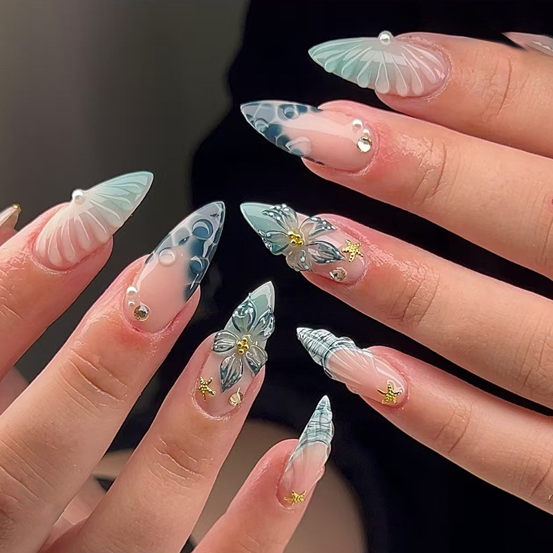 24pcs Wearable Press on Nails  - Nail Art Design avis et prix