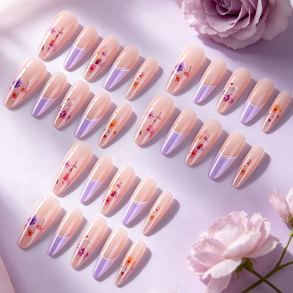 24Pcs fake nail art, daily spr - Nail Art Full Cat Eye avis et prix