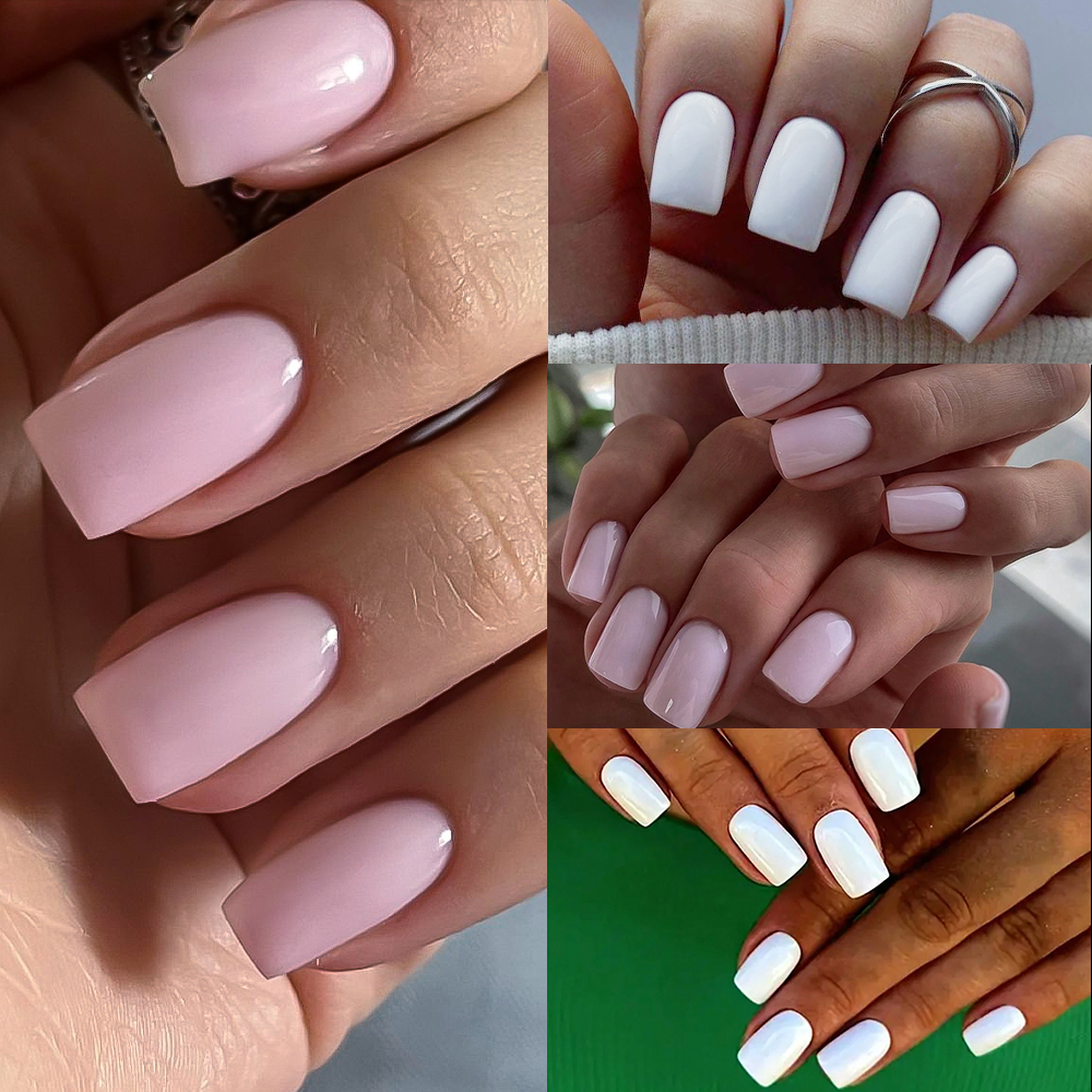 100/120pcs Pink White Press On - Nail Art Extension avis et prix