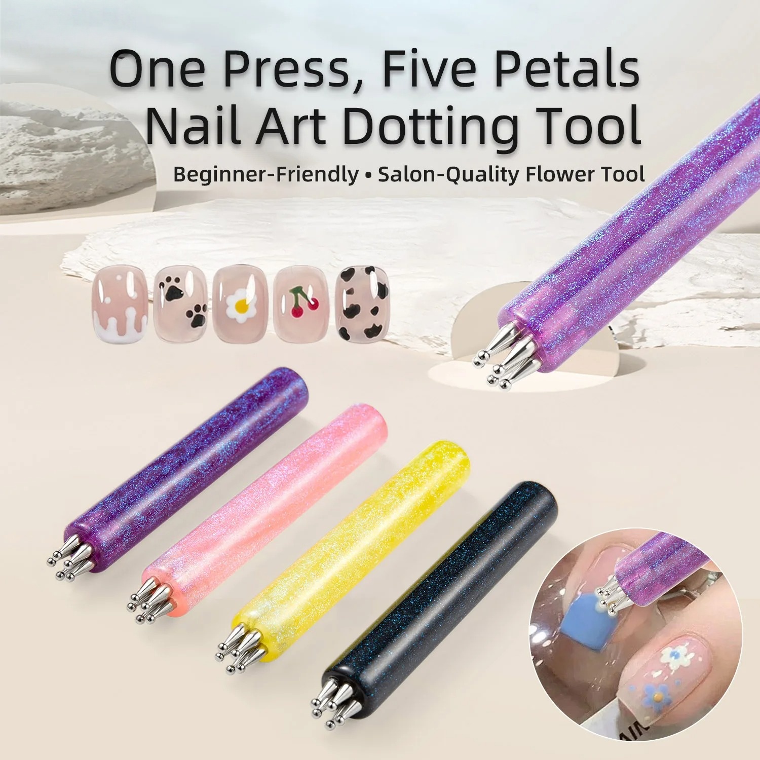 1pc Nail Art Pen with Flower T - Nail Art One Stroke avis et prix