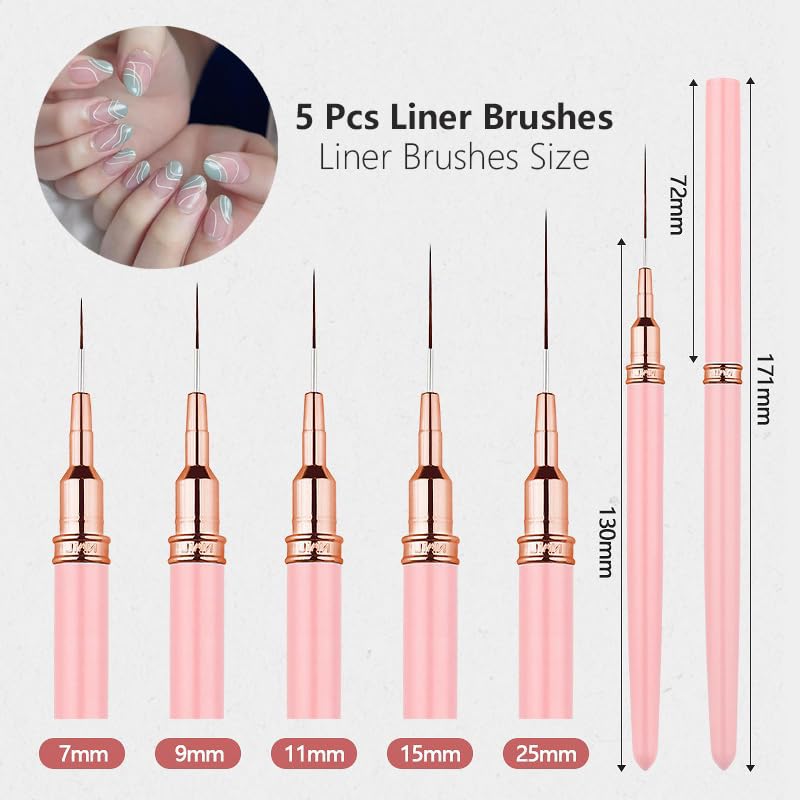62Pcs Nail Art Brushes Tools,5 - Nail Art Design avis et prix