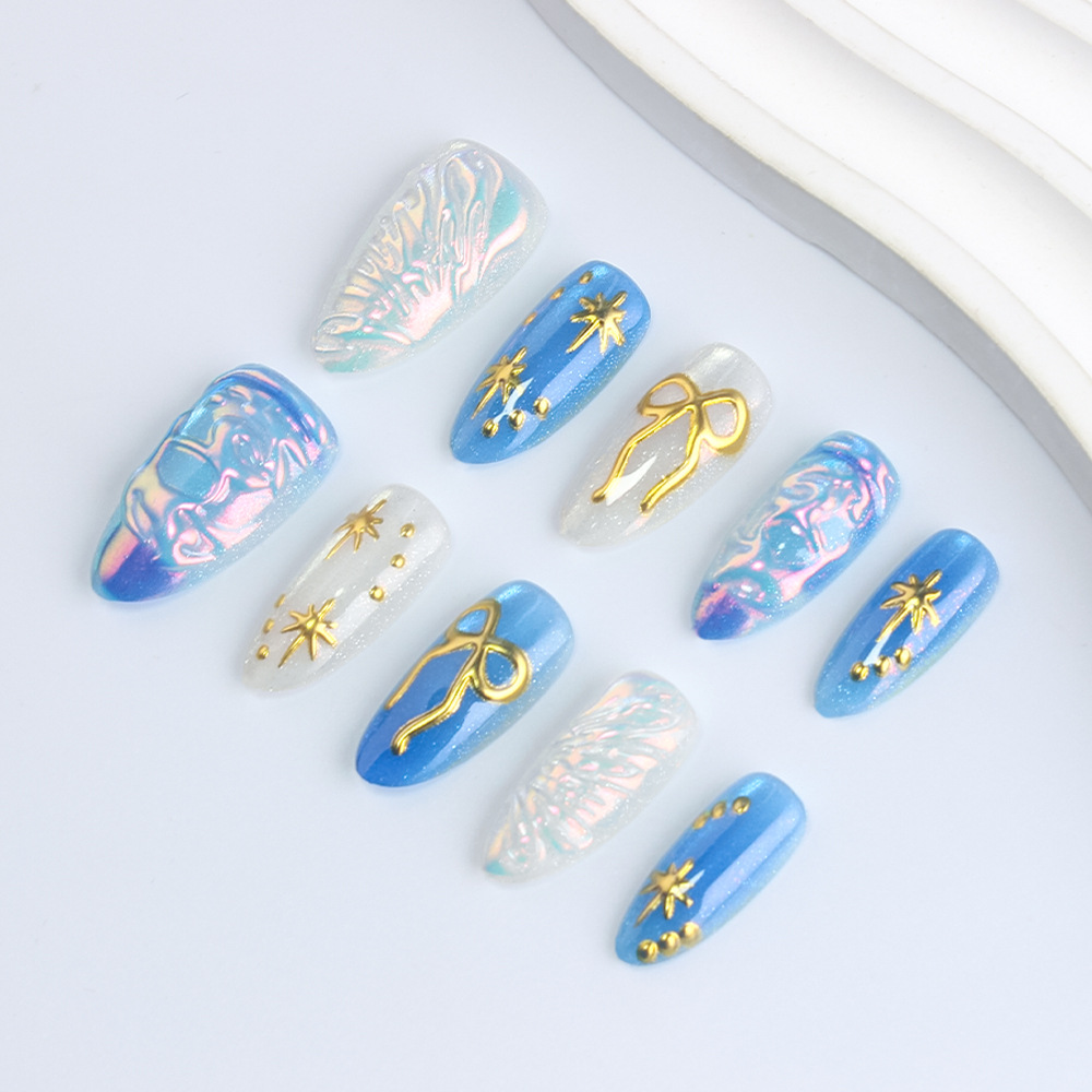 24Pcs fake nail art, daily nai - Nail Art Full Cat Eye avis et prix