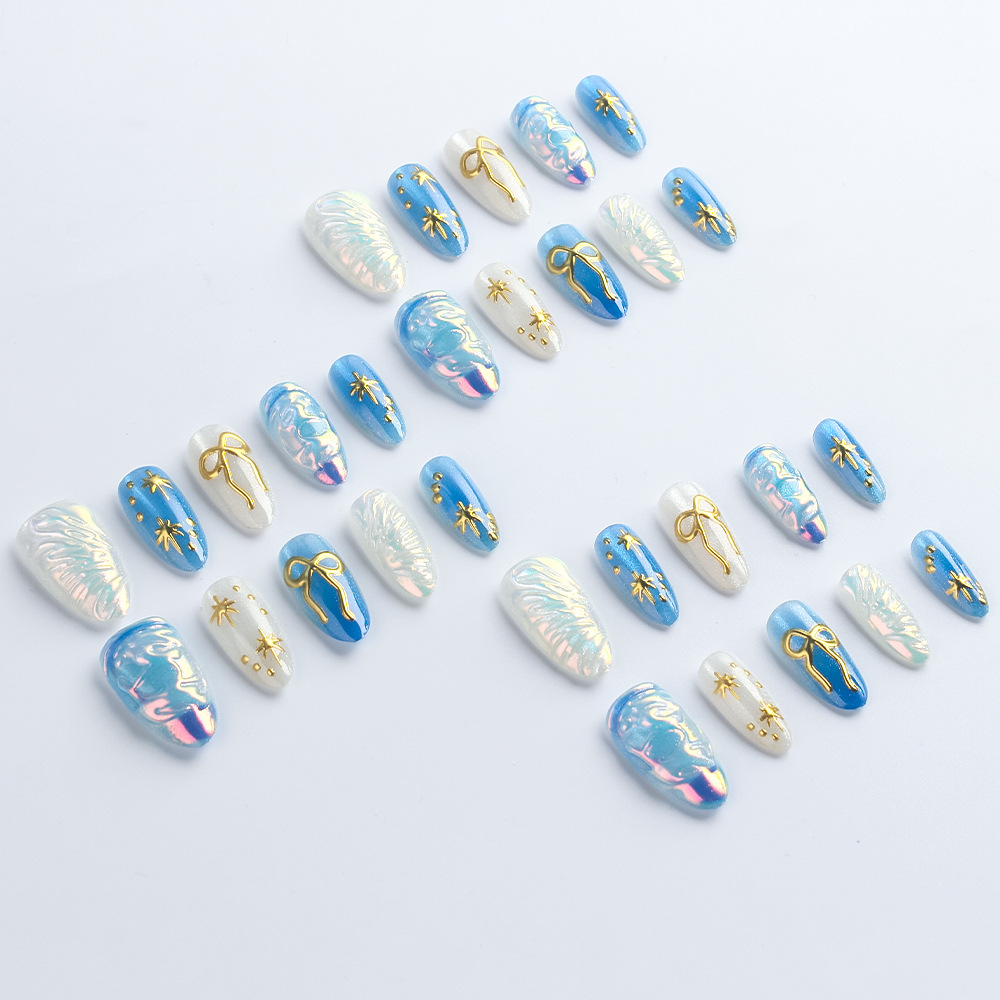 24Pcs fake nail art, daily nai - Nail Art Full Cat Eye avis et prix