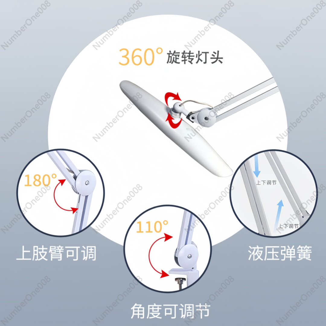 Foldable Desk Lamp Clamp On Ey - Nail Art Extension avis et prix