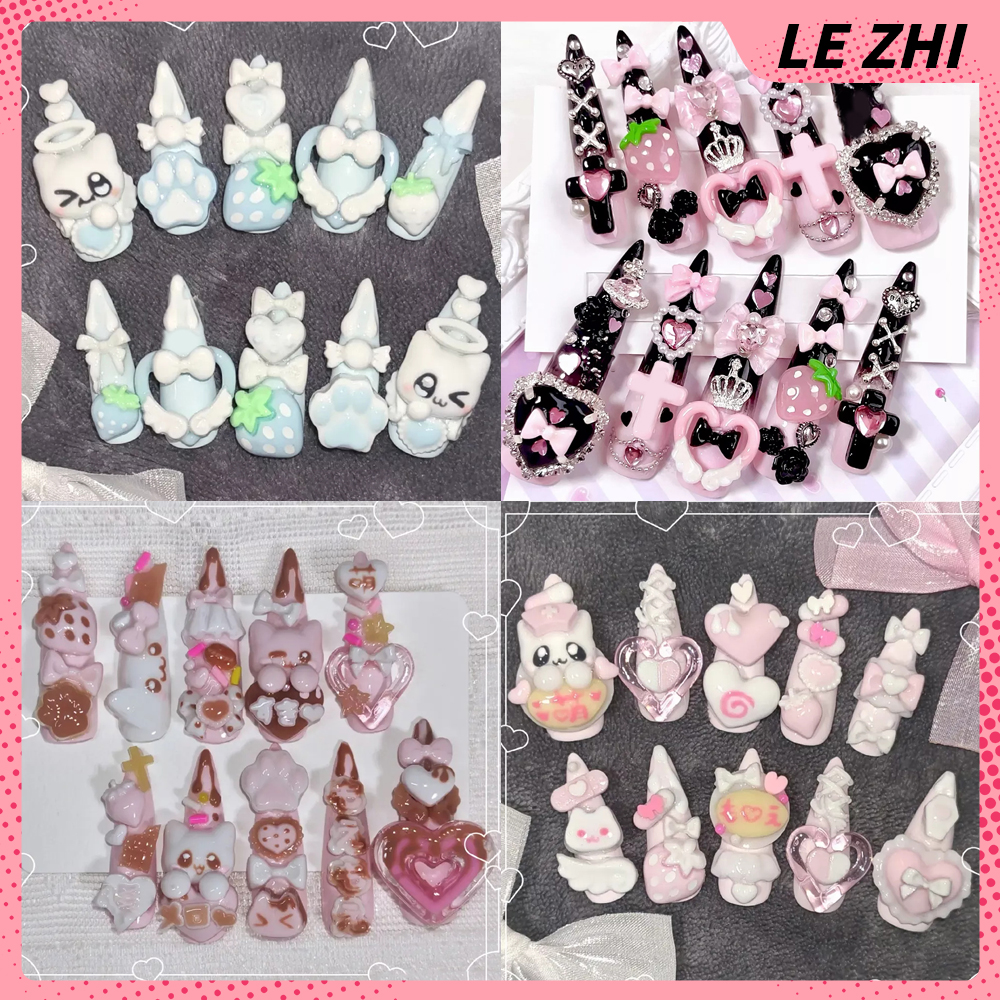 Cartoon Stiletto Cute Rabbit P - Nail Art Love avis et prix
