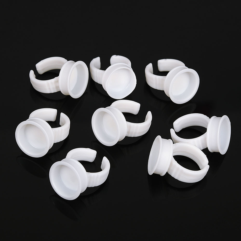 100PCS Tattoo Rings Cups Dispo - Nail Art Extension avis et prix