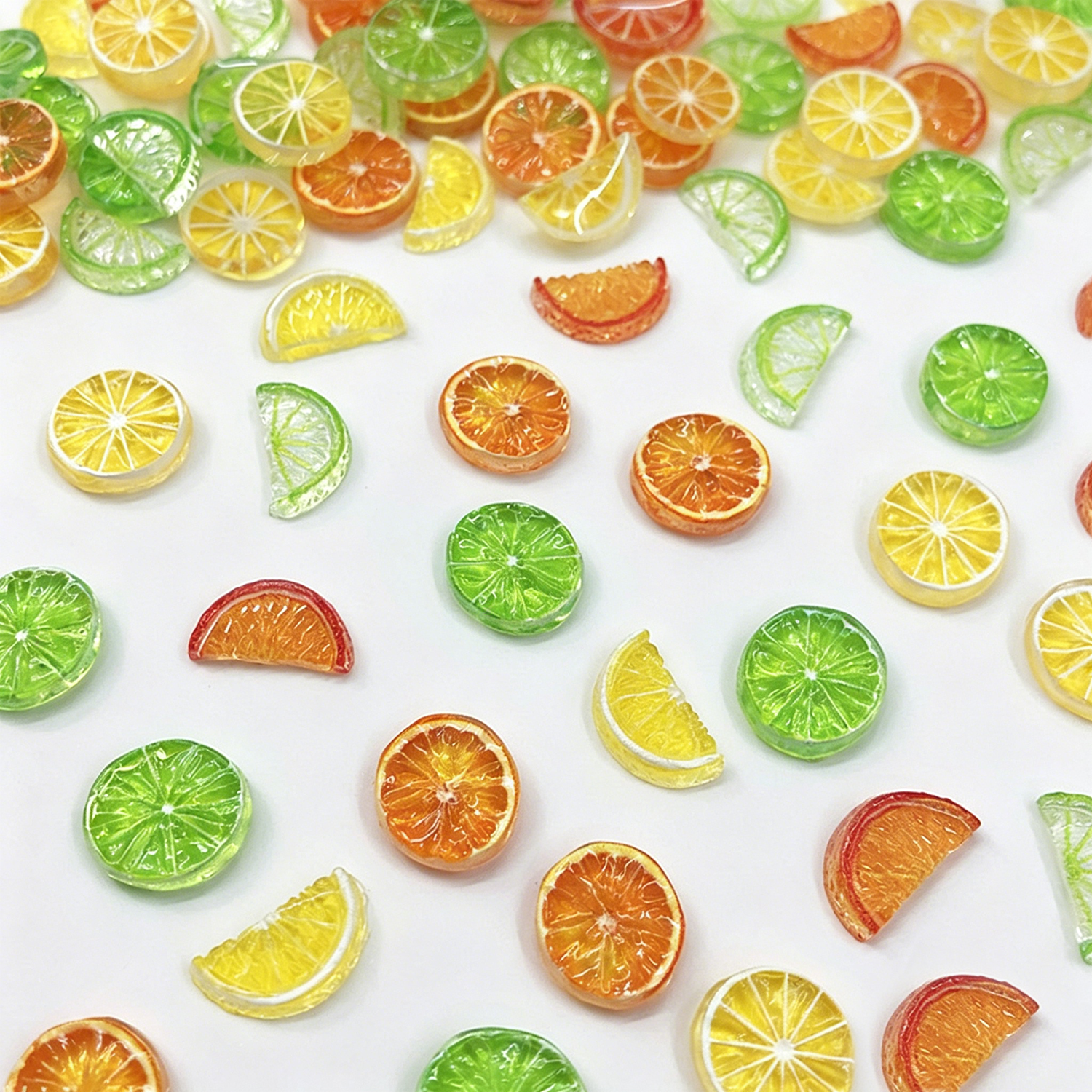 30pcs Cartoon Translucent Simu - Nail Art Orange avis et prix