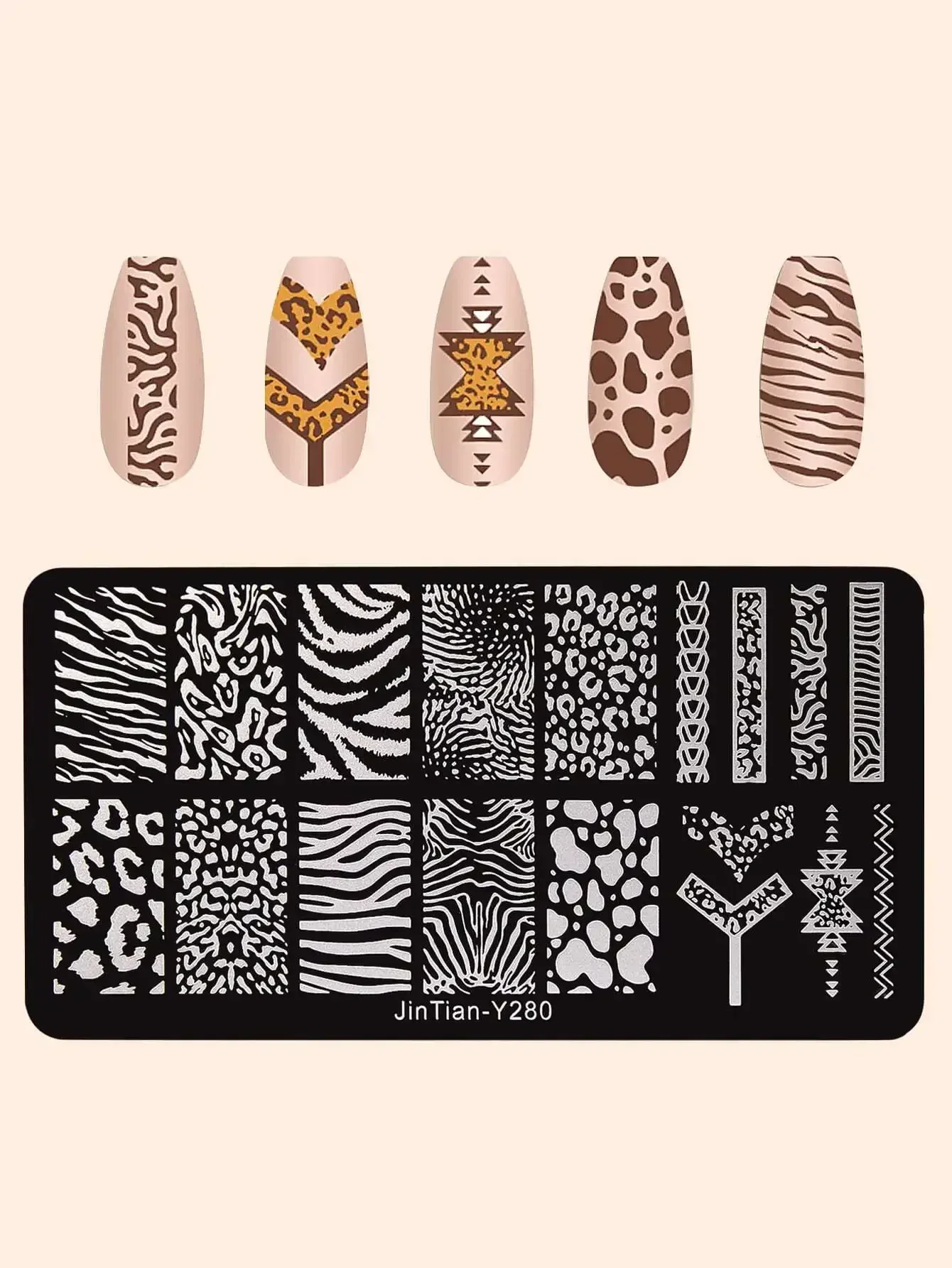1sheet Zebra Striped Gel Polis - Nail Art Zebra Design avis et prix