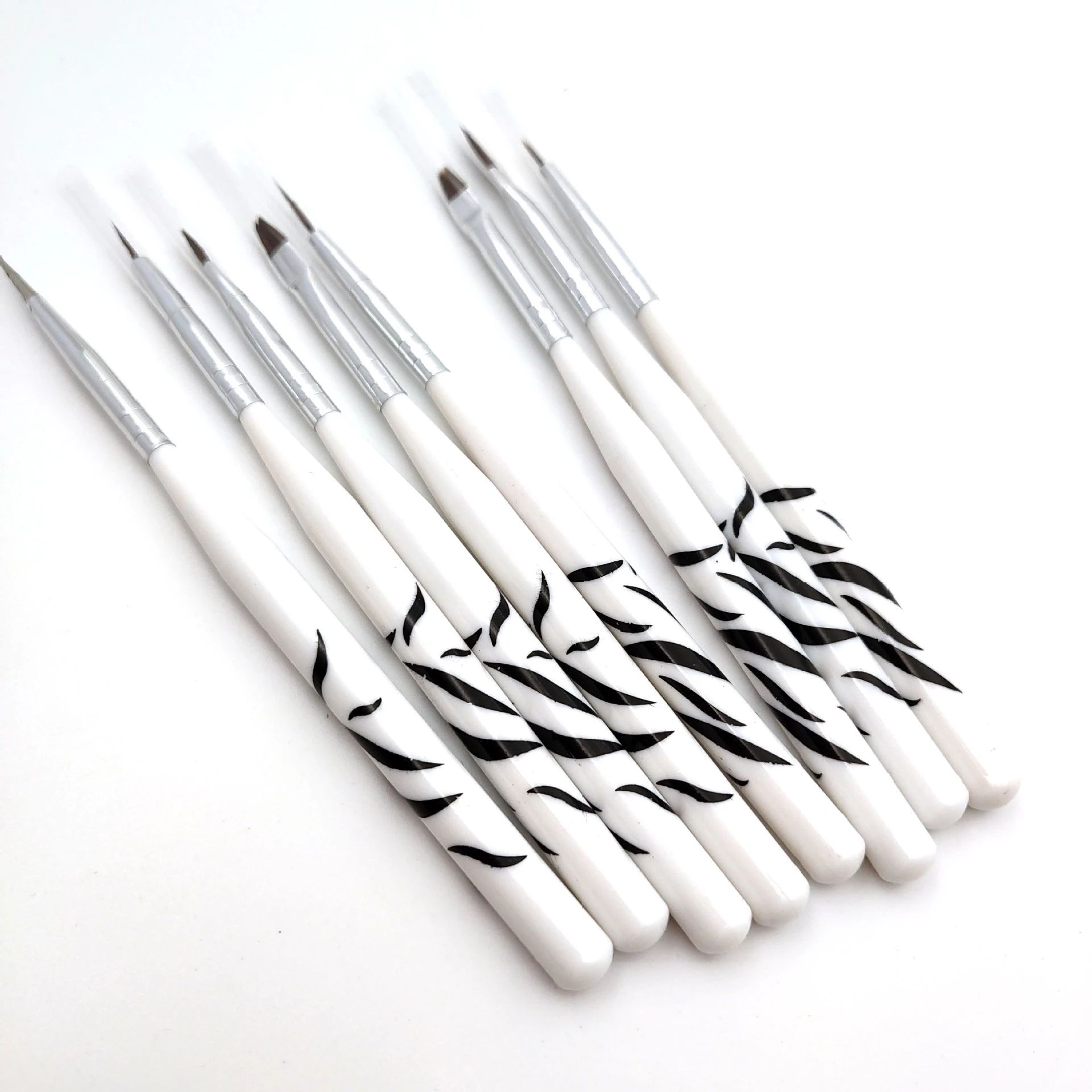 8PCS Zebra Print Nail Art Brus - Nail Art Zebra Design avis et prix