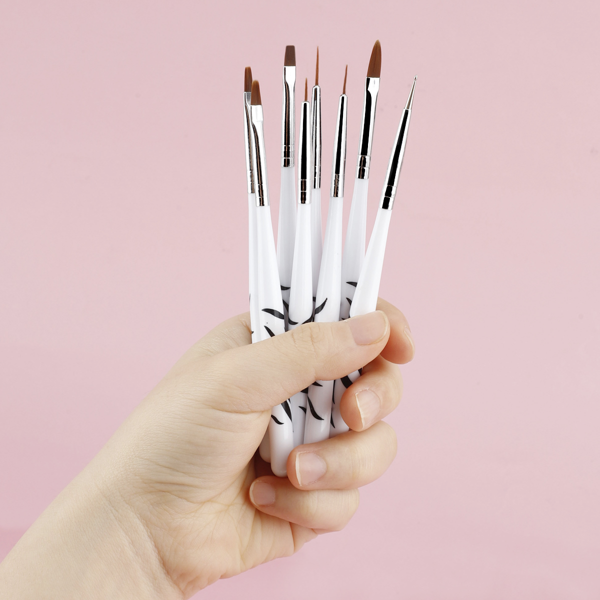Zebra Handle Nail Brush Set Fo - Nail Art Zebra Design avis et prix
