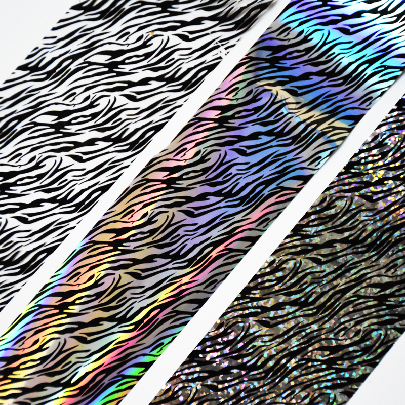 100meters/roll Holographic Nai - Nail Art Zebra Design avis et prix
