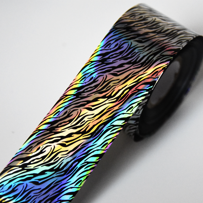 100meters/roll Holographic Nai - Nail Art Zebra Design avis et prix