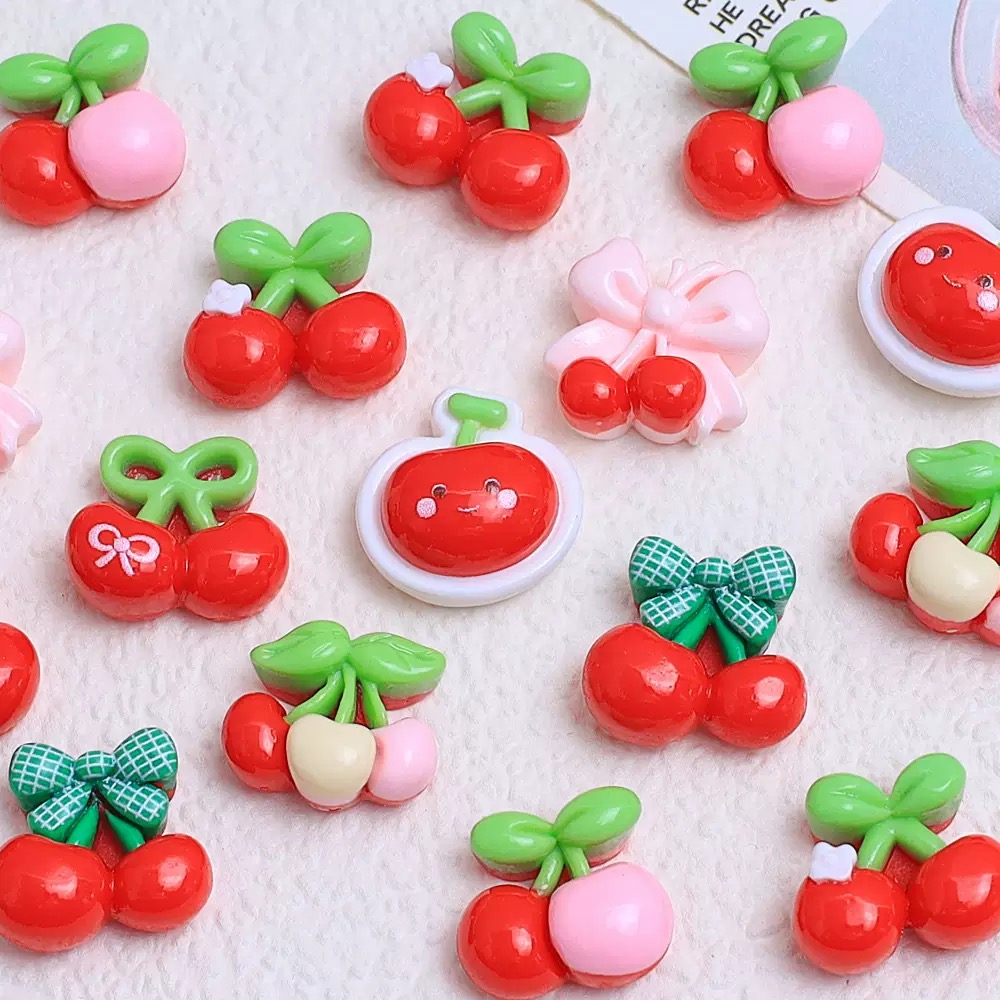 20Pcs Cute Mini cartoon with v - Nail Art Red avis et prix