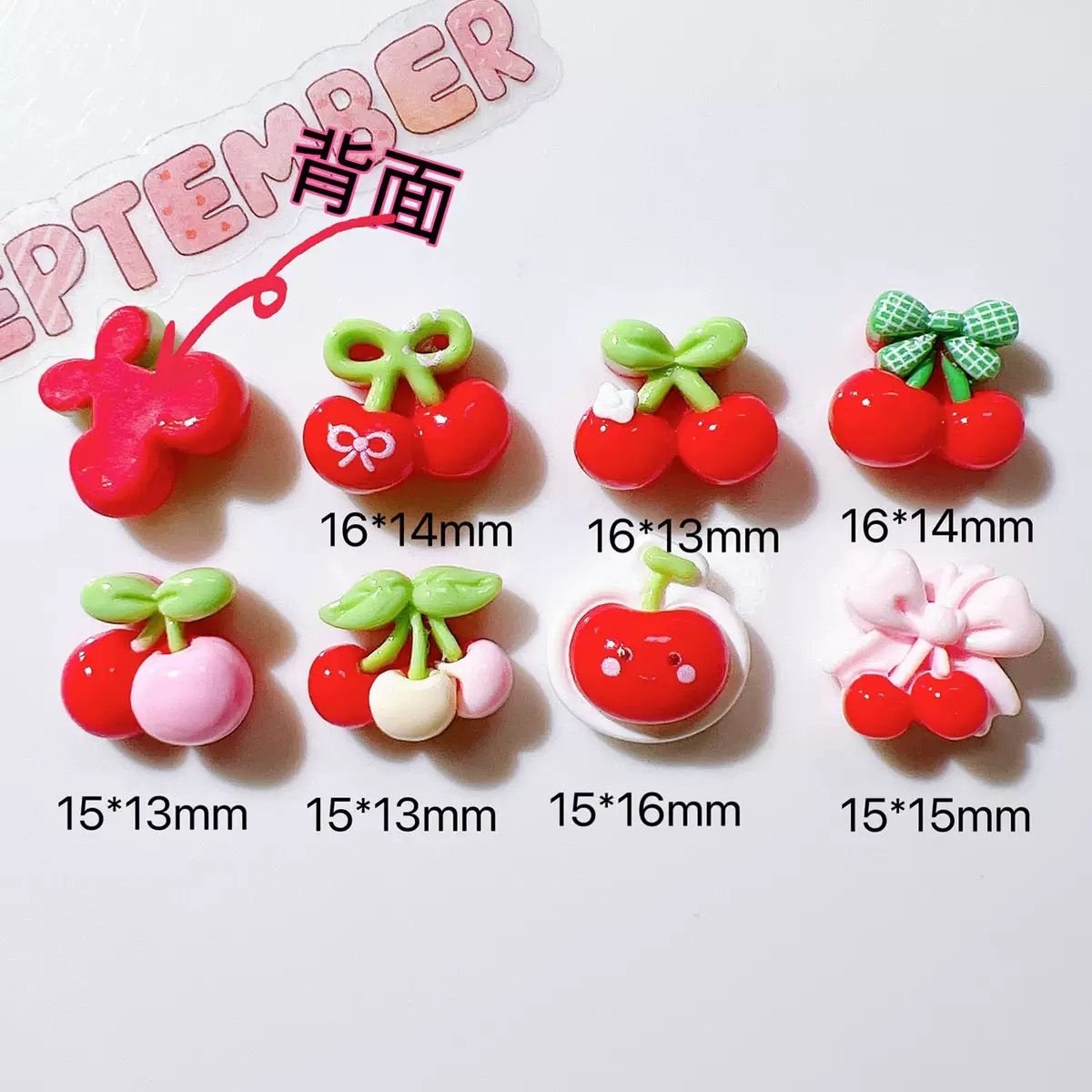 20Pcs Cute Mini cartoon with v - Nail Art Red avis et prix