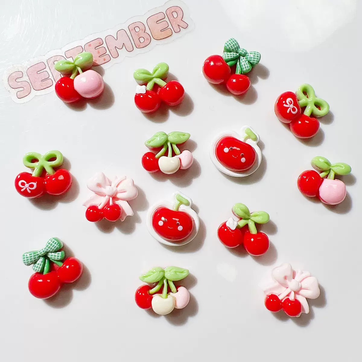 20Pcs Cute Mini cartoon with v - Nail Art Red avis et prix