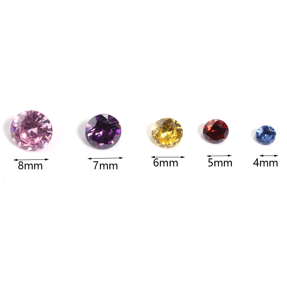 4/5/6/8mm Round Rhinestones Di - Nail Art Design avis et prix