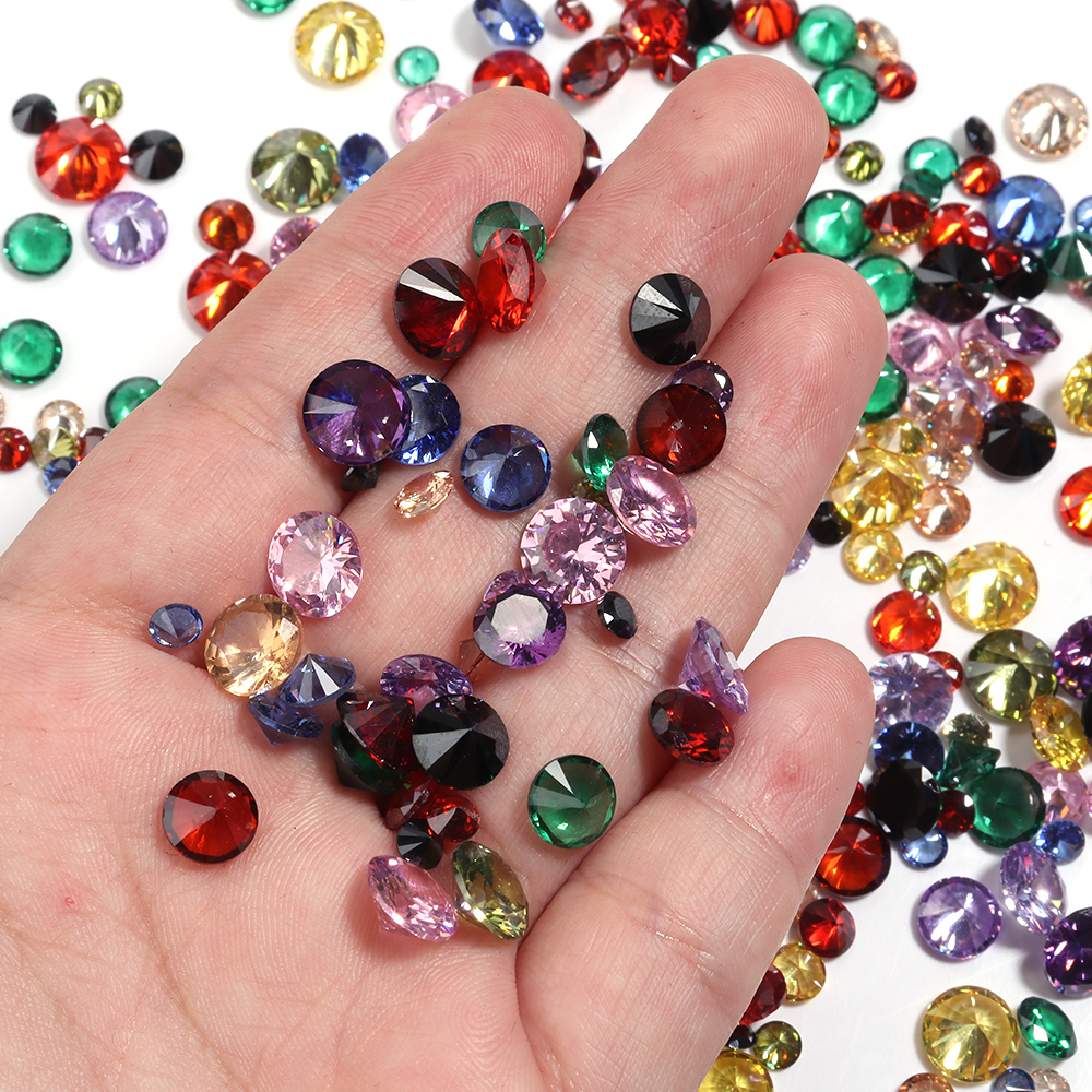 4/5/6/8mm Round Rhinestones Di - Nail Art Design avis et prix