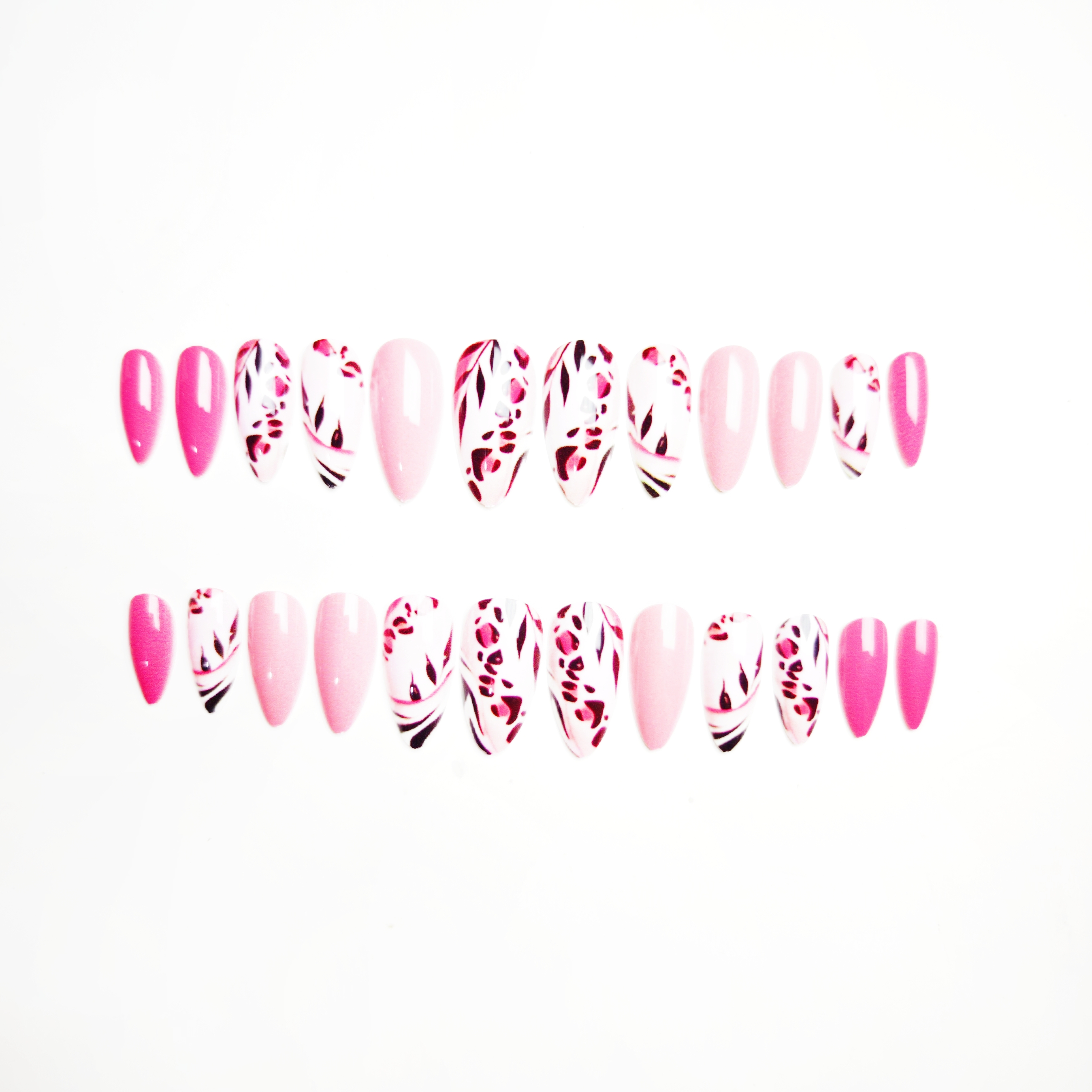 24-Piece Nail Art Set with Ros - Nail Art Zebra Design avis et prix