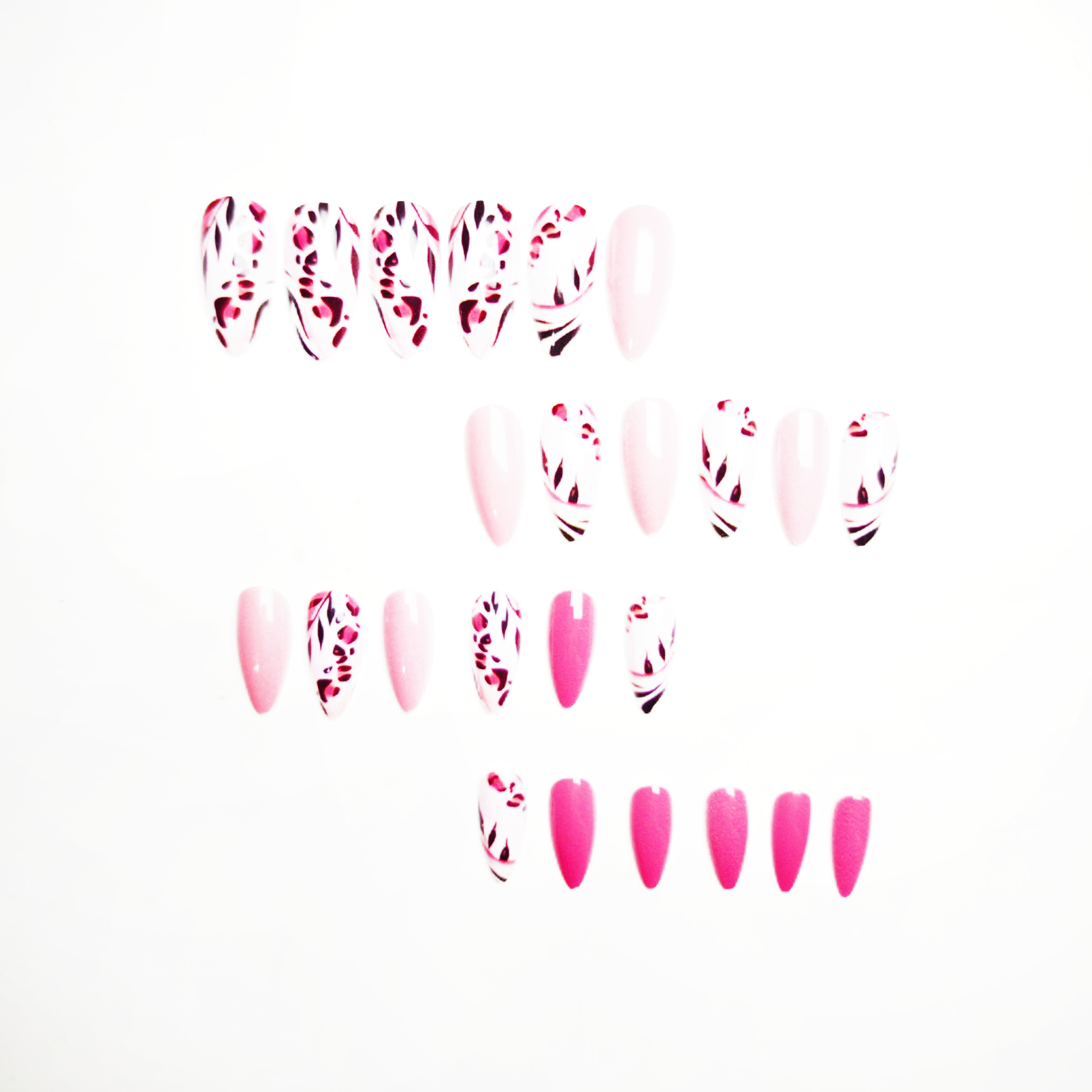 24-Piece Nail Art Set with Ros - Nail Art Zebra Design avis et prix