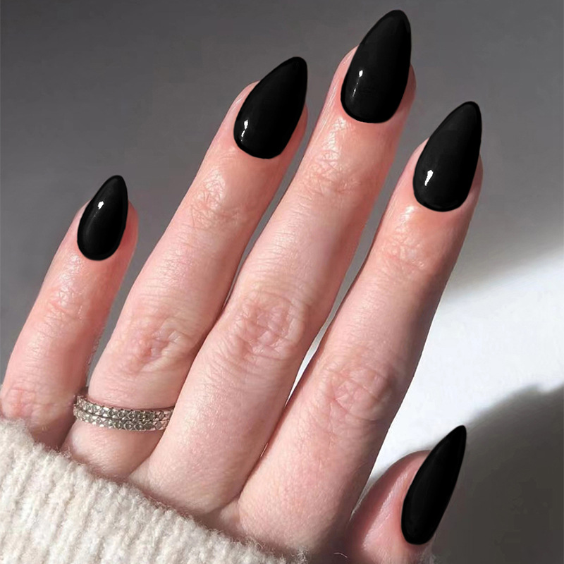 24pcs Solid Color False Nails  - Nail Art Red avis et prix