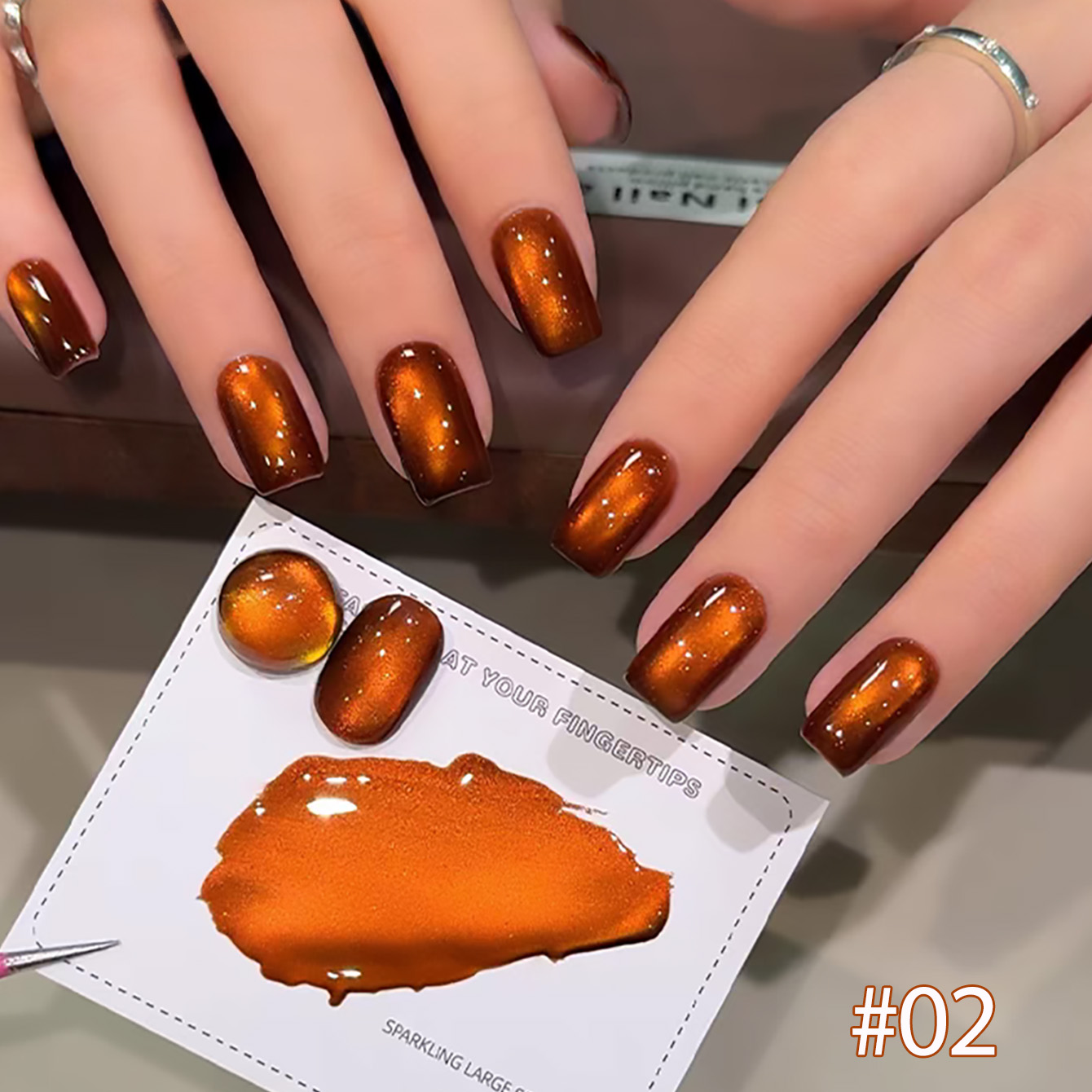 SHAKA 1pcs Whitening Flash Bro - Nail Art Orange avis et prix