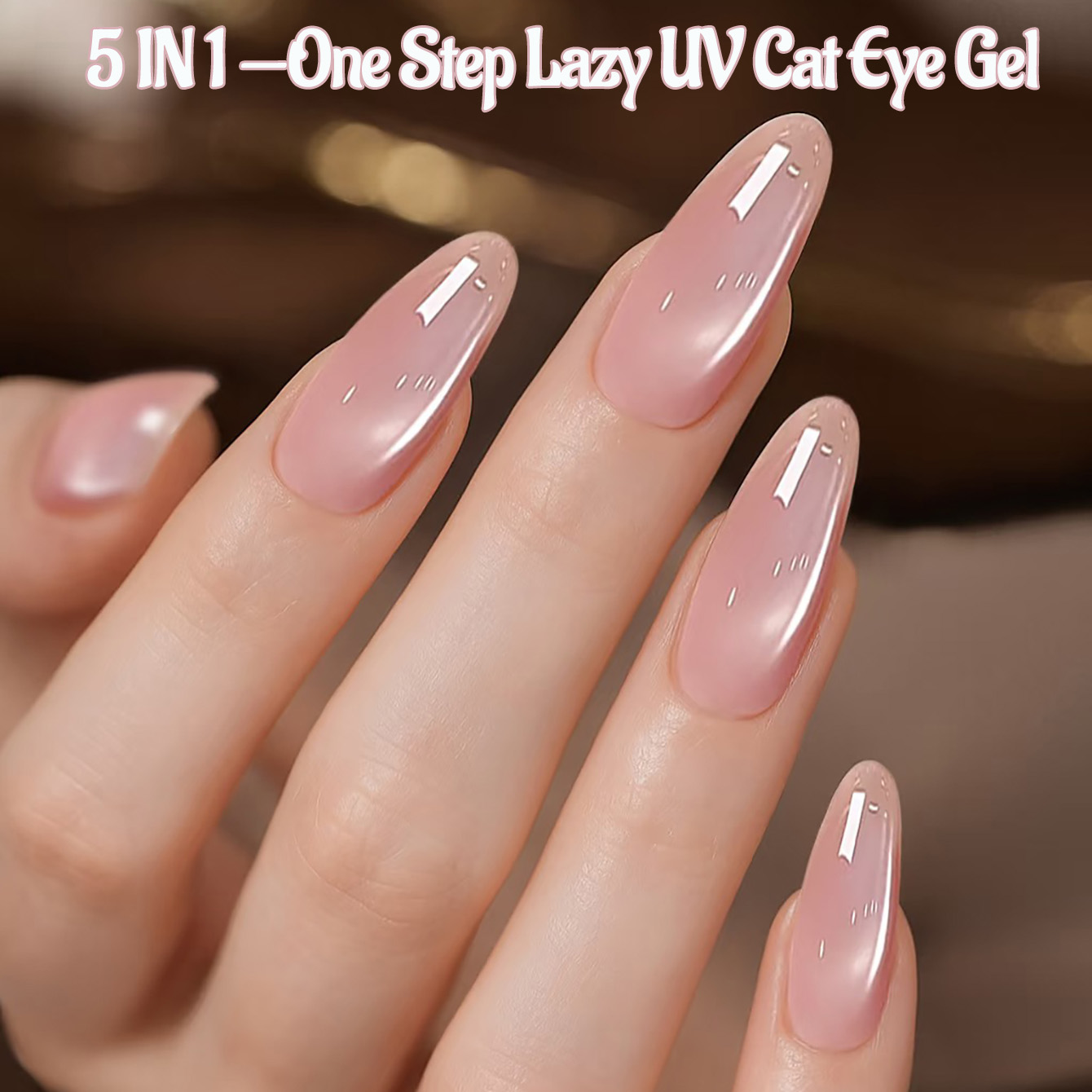 1pcs PSK Ice Transparent Pink  - Nail Art One Stroke avis et prix