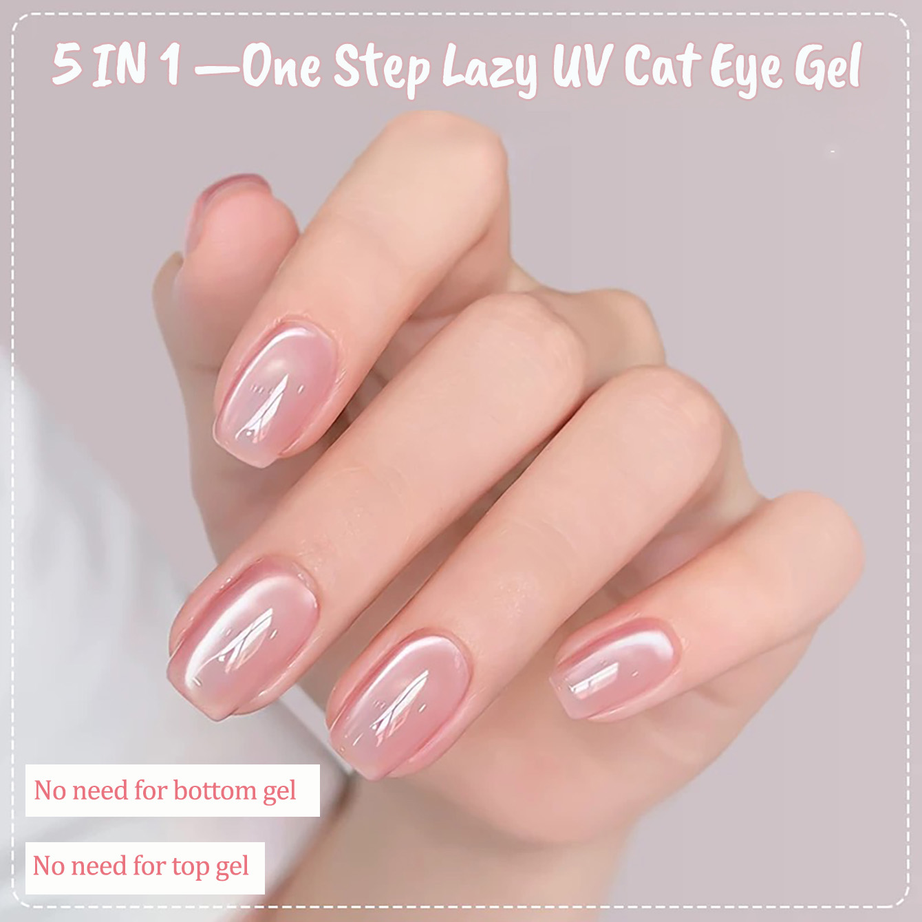 1pcs PSK Ice Transparent Pink  - Nail Art One Stroke avis et prix