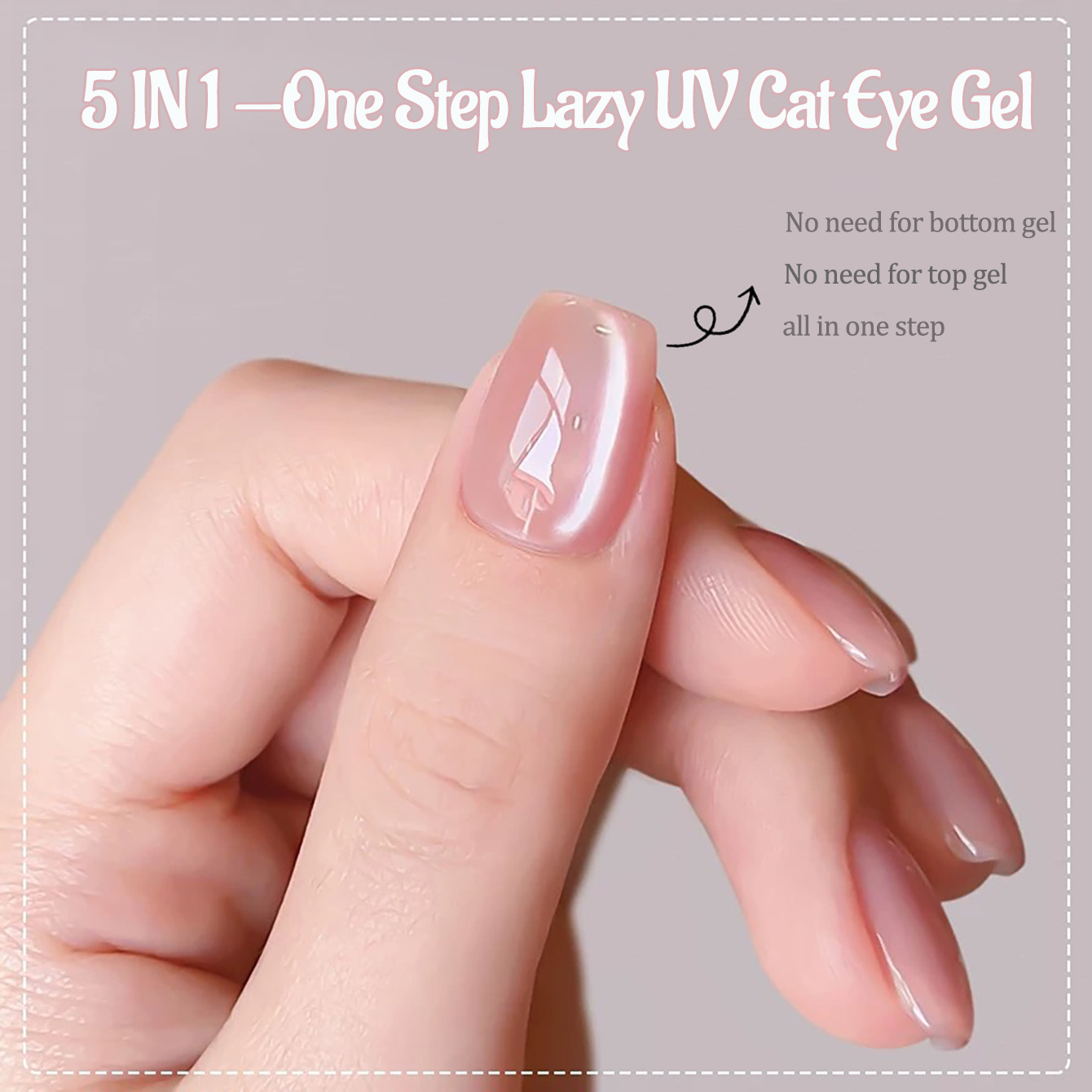 1pcs PSK Ice Transparent Pink  - Nail Art One Stroke avis et prix