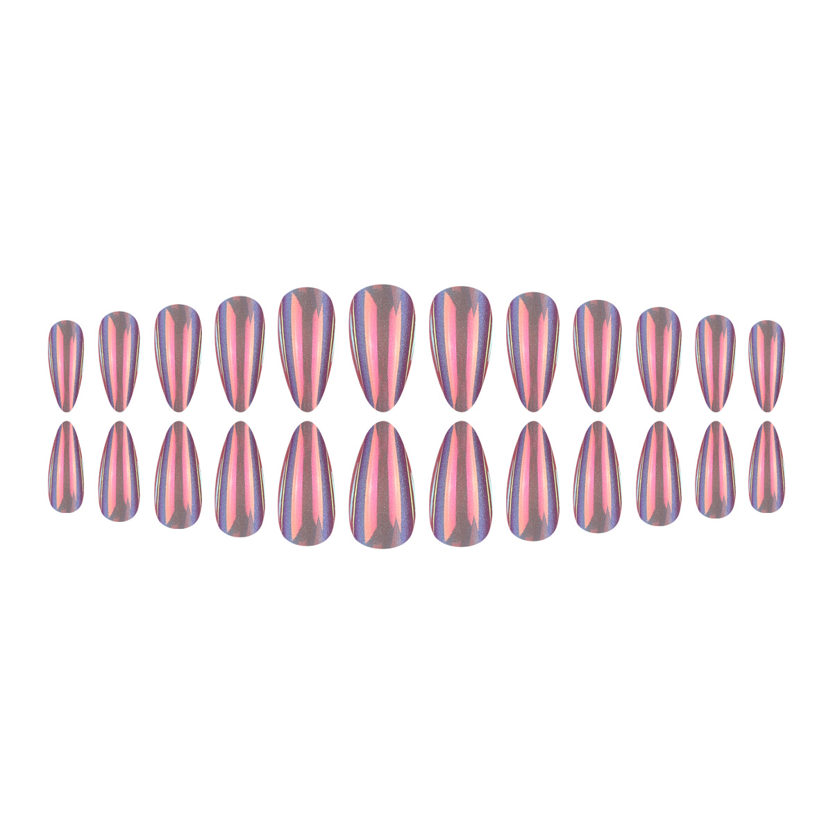 24Pcs fake nail art patches, p - Nail Art Full Cat Eye avis et prix