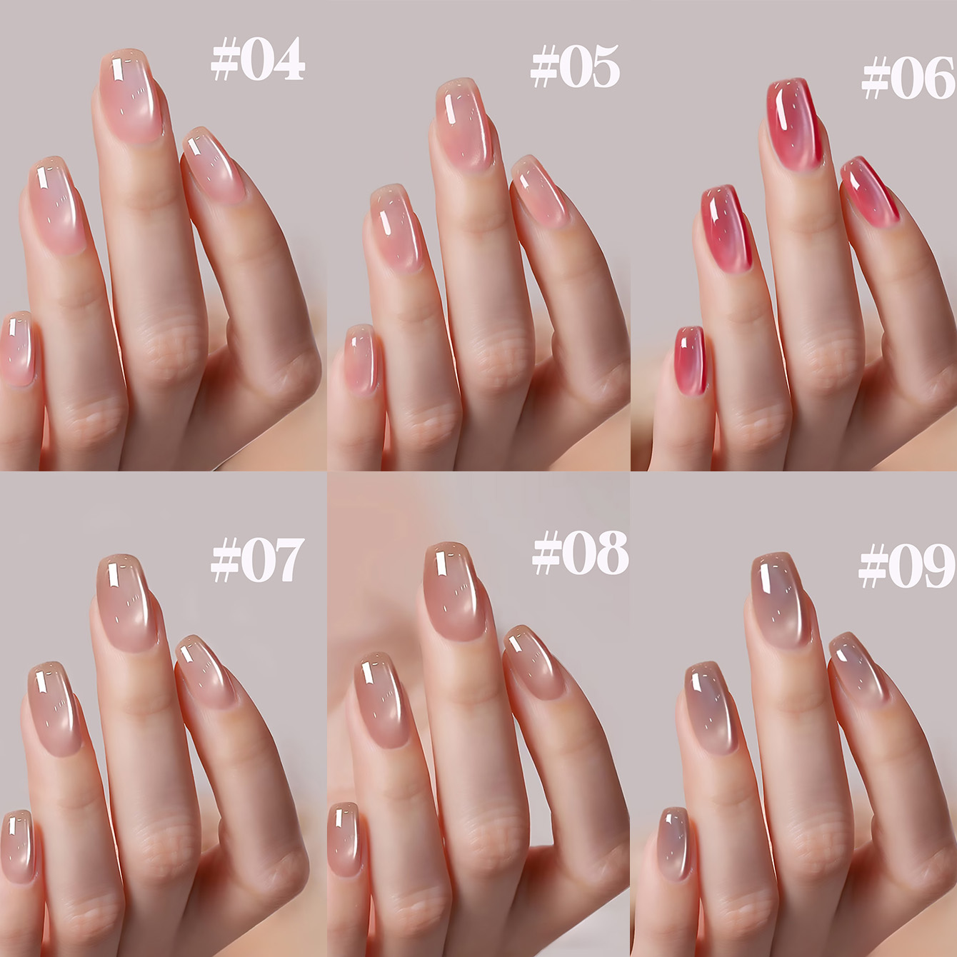 SHAKA 1-12pcs Summer Popular I - Nail Art Pink Cat Eye avis et prix
