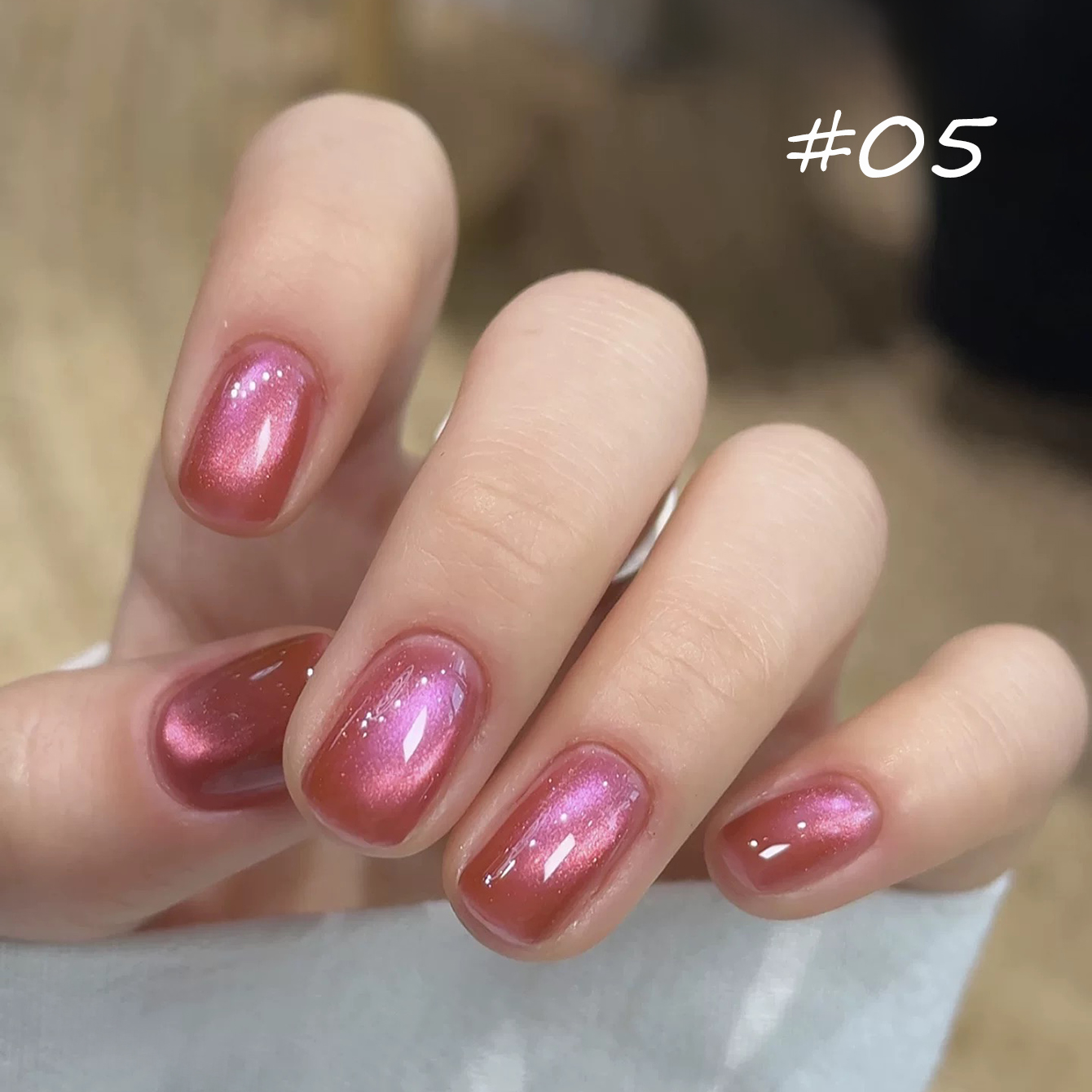 1-10pcs PSK New Pink Gold Soft - Nail Art Pink Cat Eye avis et prix