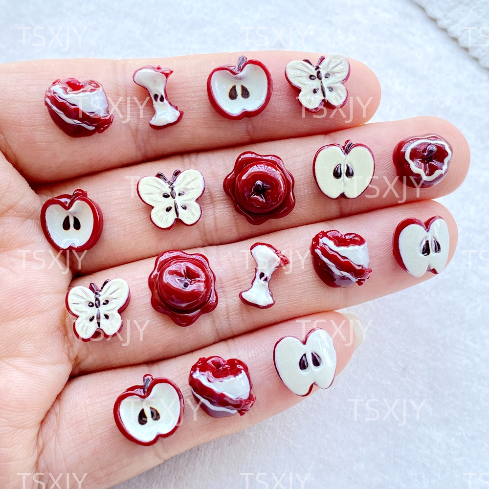 50Pcs New Mixed Nail Art Cute  - Nail Art Red avis et prix