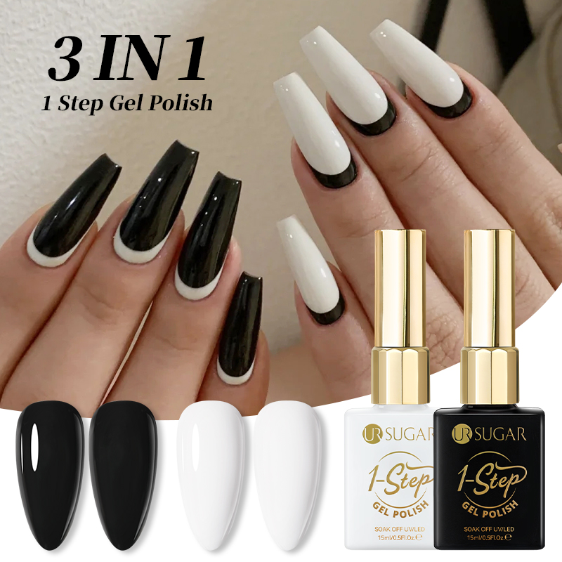 UR SUGAR 15ml Black White 1-st - Nail Art One Stroke avis et prix