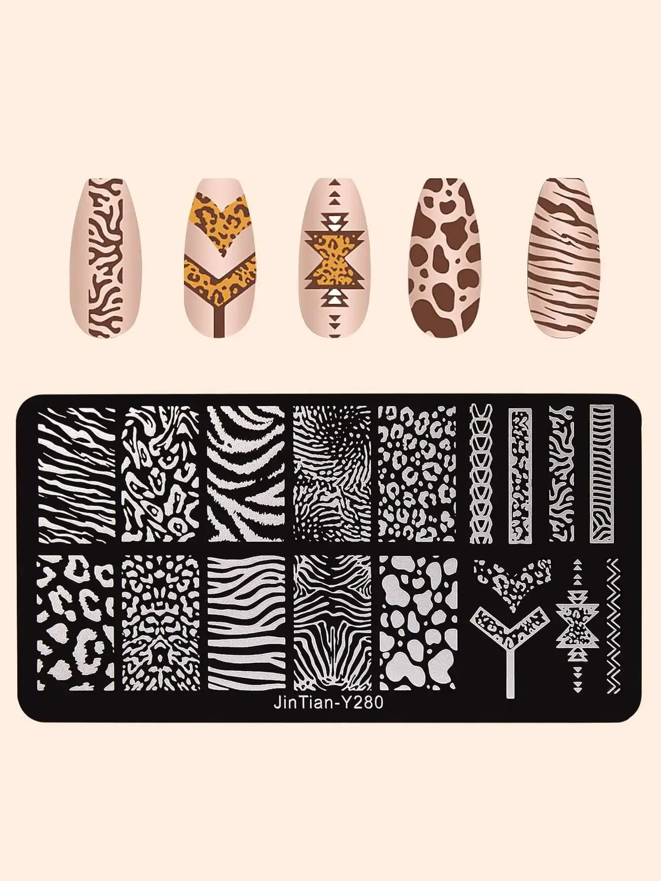 1sheet Zebra Striped Gel Polis - Nail Art Zebra Design avis et prix
