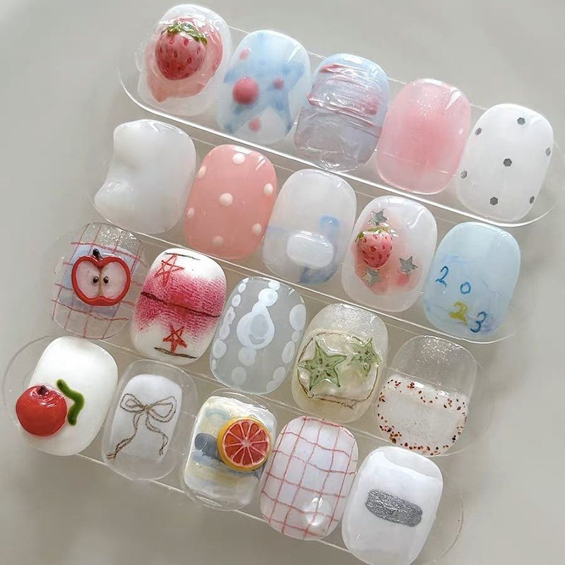 3D Transparent Fruit Nail Sili - Nail Art Orange avis et prix