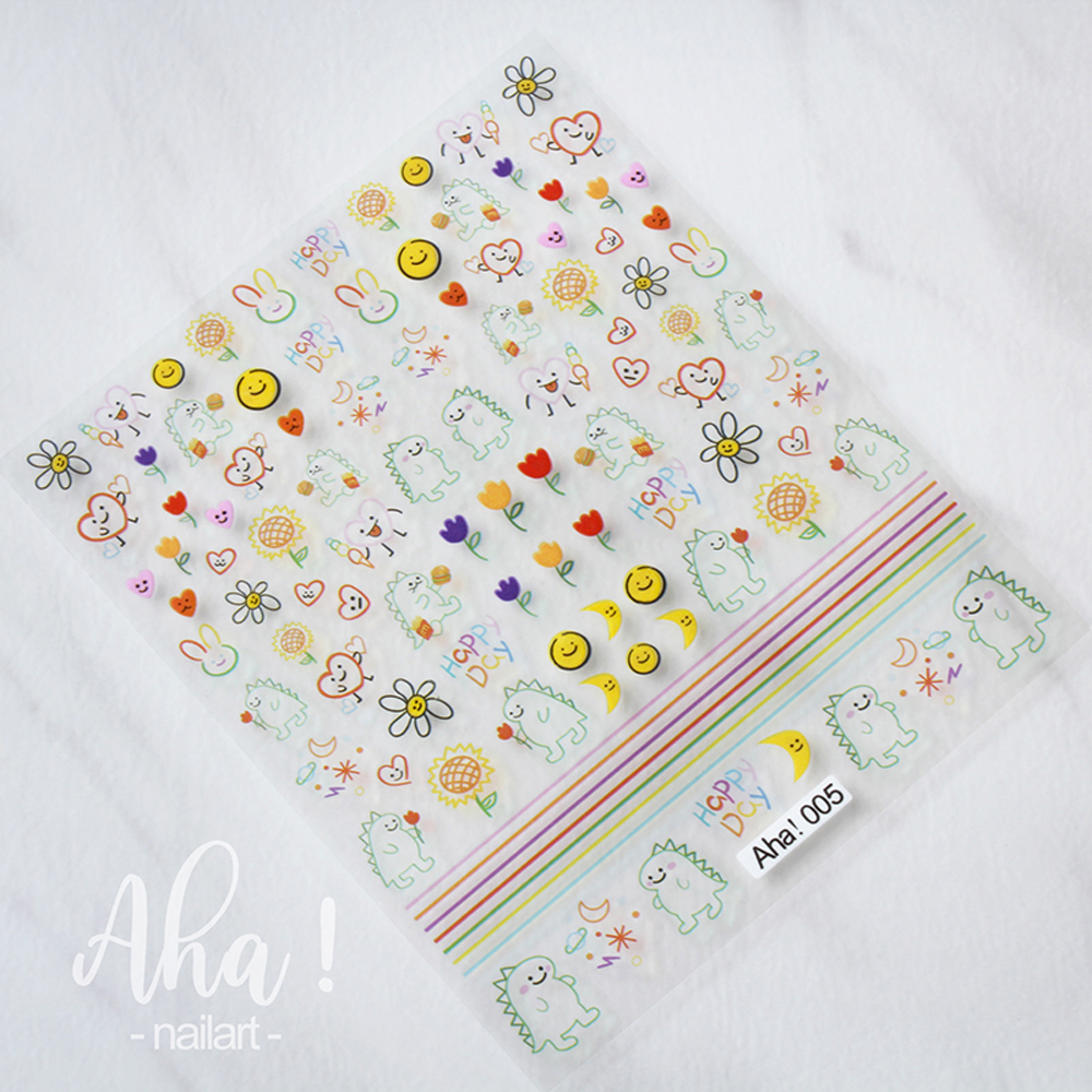 1Pcs Kawaii Dinosaur Nail Art  - Nail Art One Stroke avis et prix