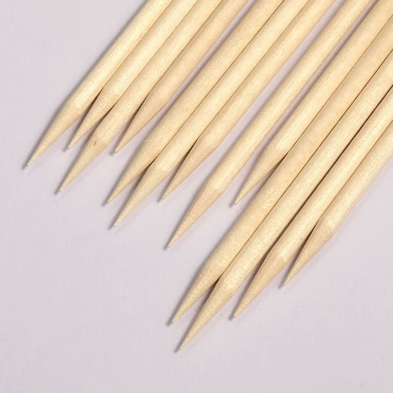 100pcs/Set Orange Wood Sticks  - Nail Art Orange avis et prix