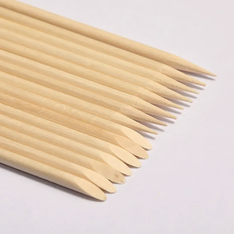 100pcs/Set Orange Wood Sticks  - Nail Art Orange avis et prix